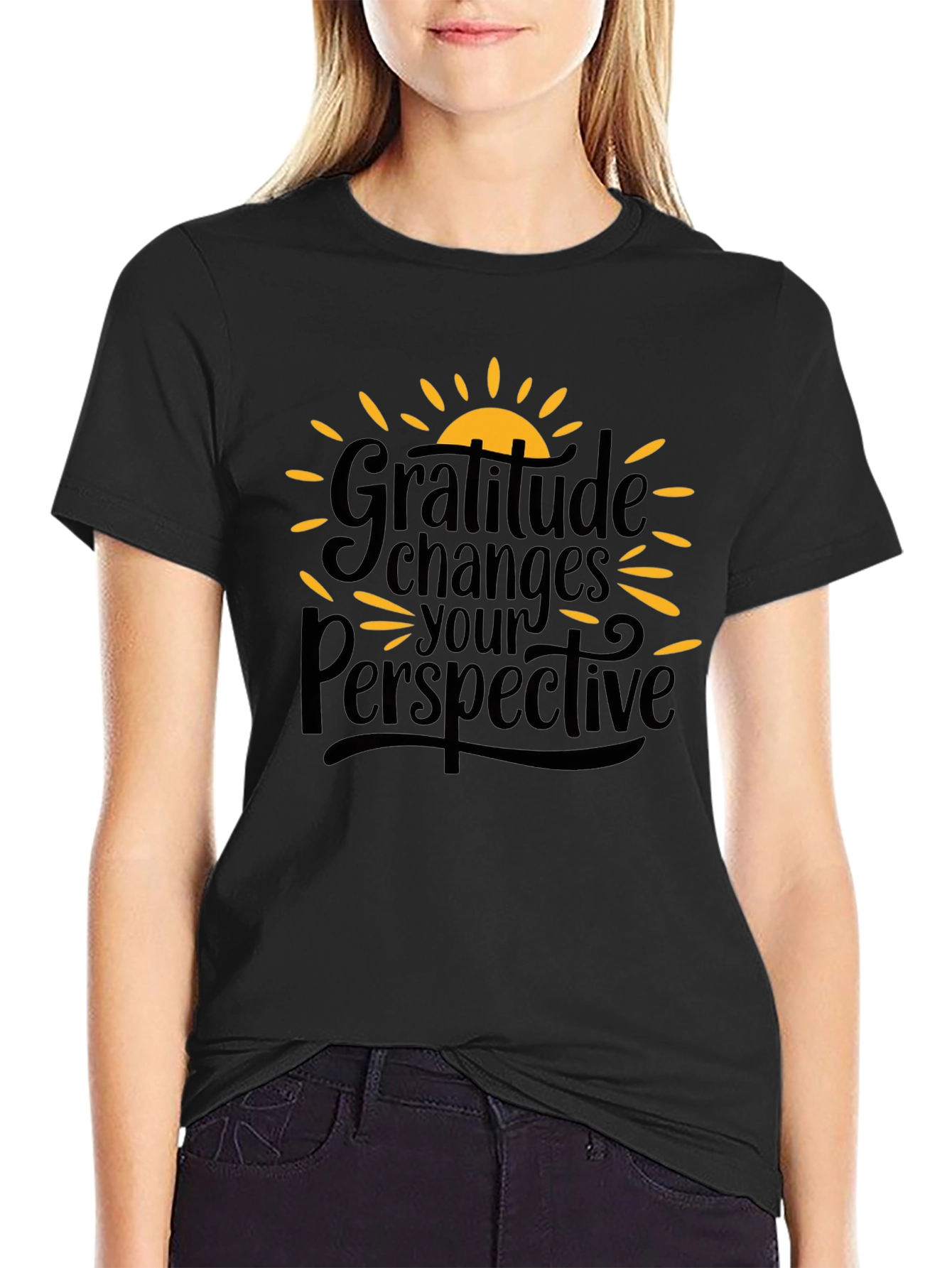 Gratitude Changes Your Perspective Graphic T-Shirt