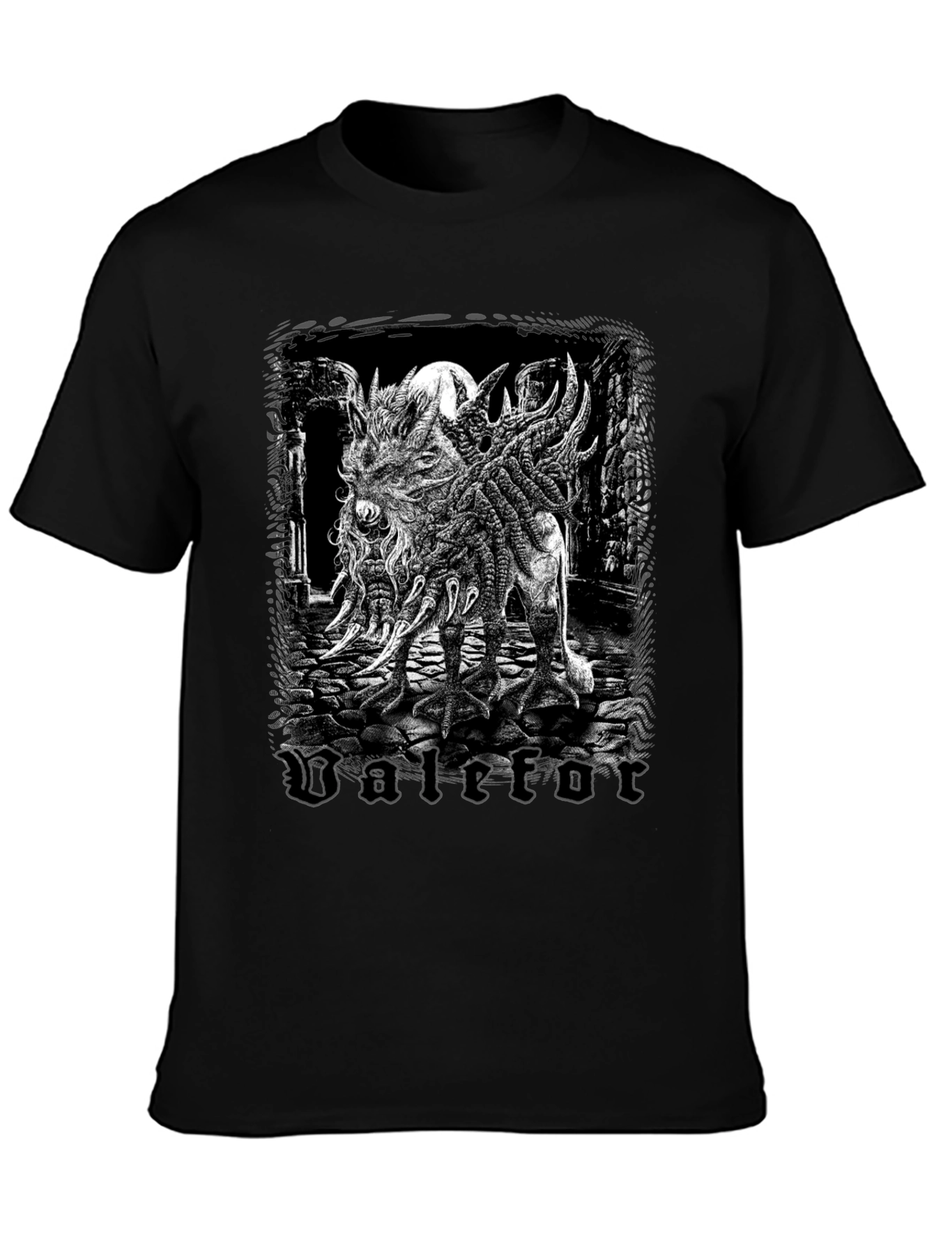 Valefor Graphic T-Shirt - Mens Black Tee
