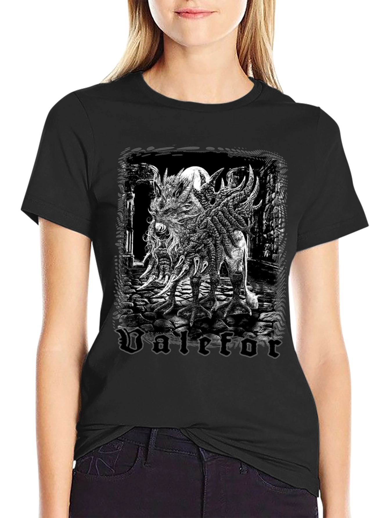 Valefor Graphic T-Shirt - Mens Black Tee