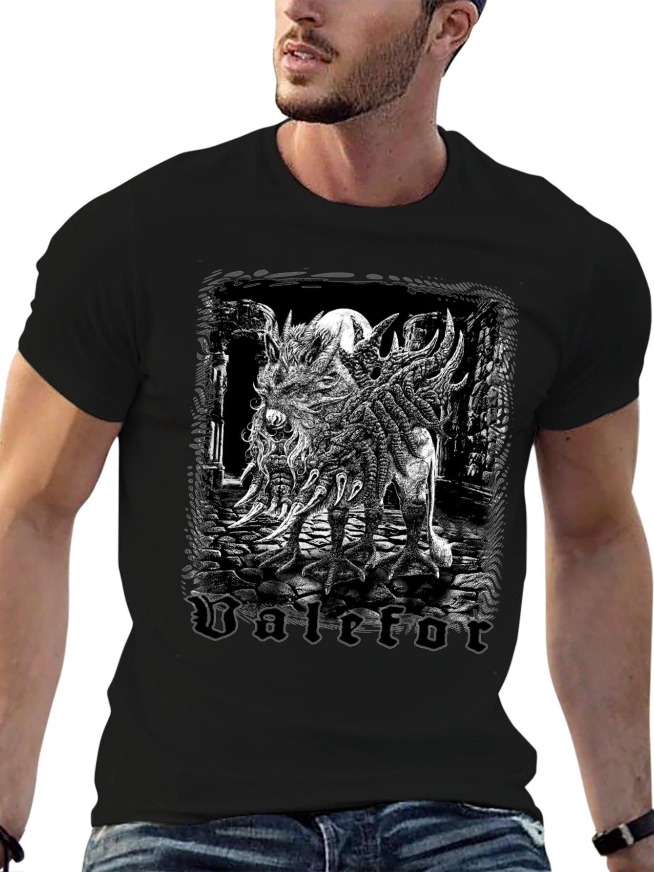 Valefor Graphic T-Shirt - Mens Black Tee