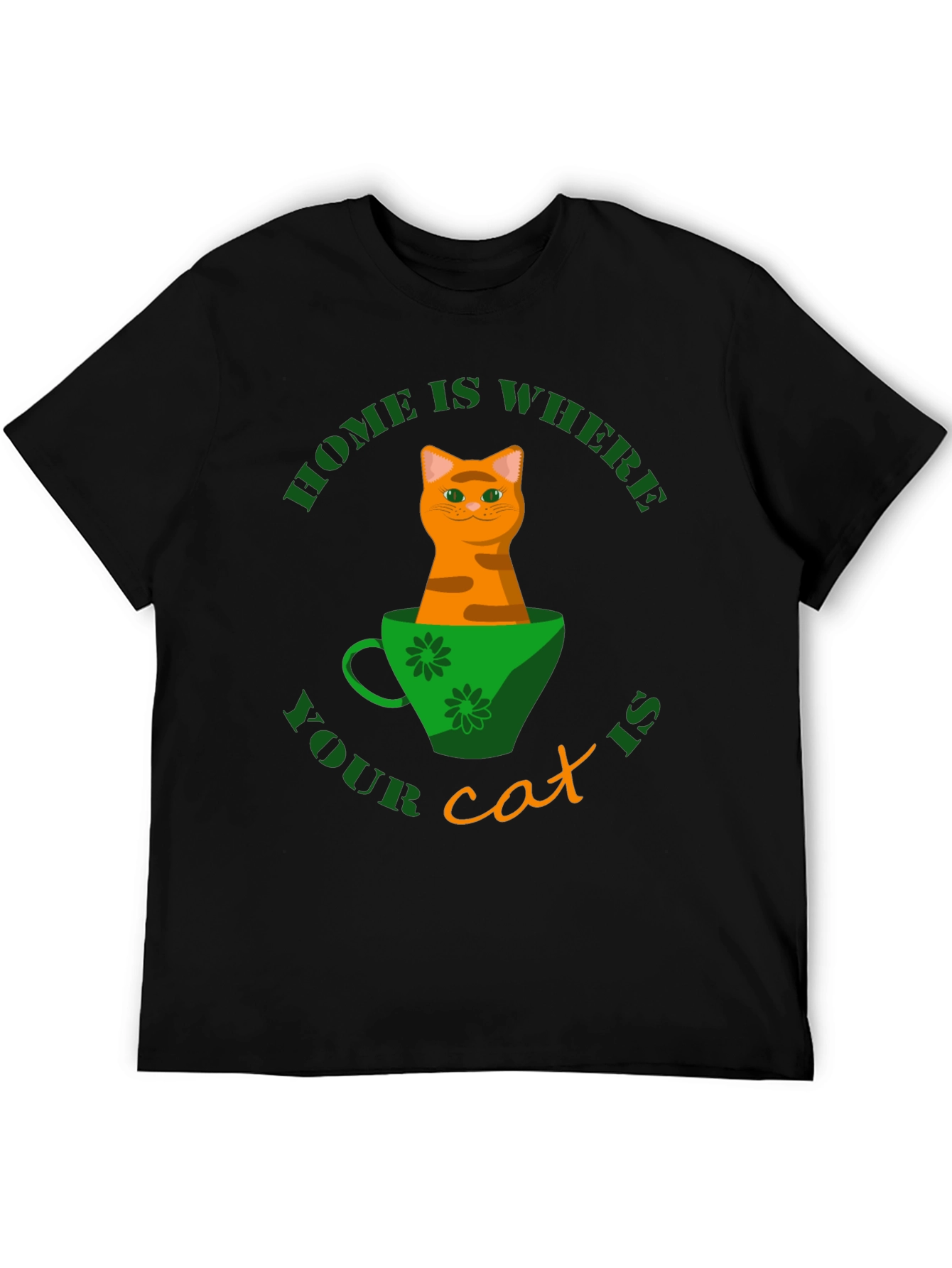 Home Is Where Your Cat Is T-Shirt