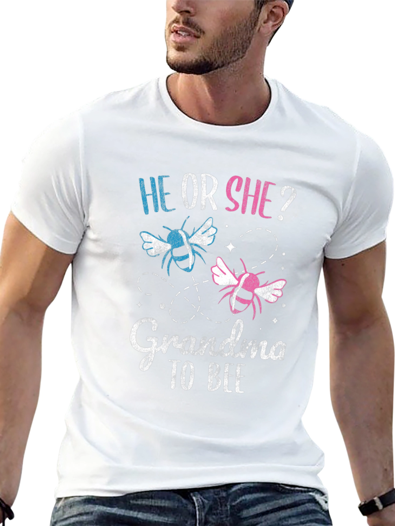 Grandma to Bee Gender Reveal T-Shirt