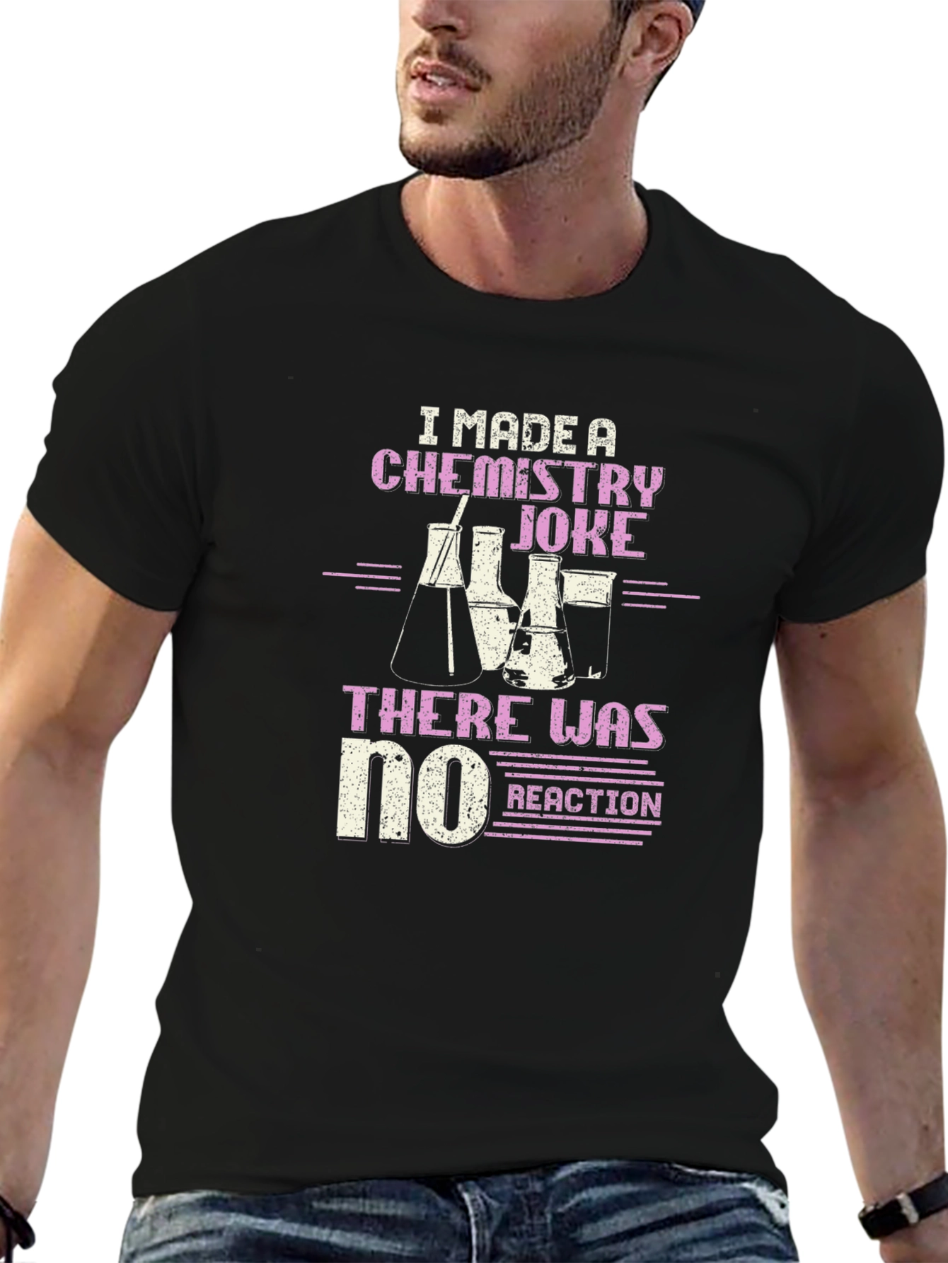 Chemistry Joke T-Shirt - No Reaction