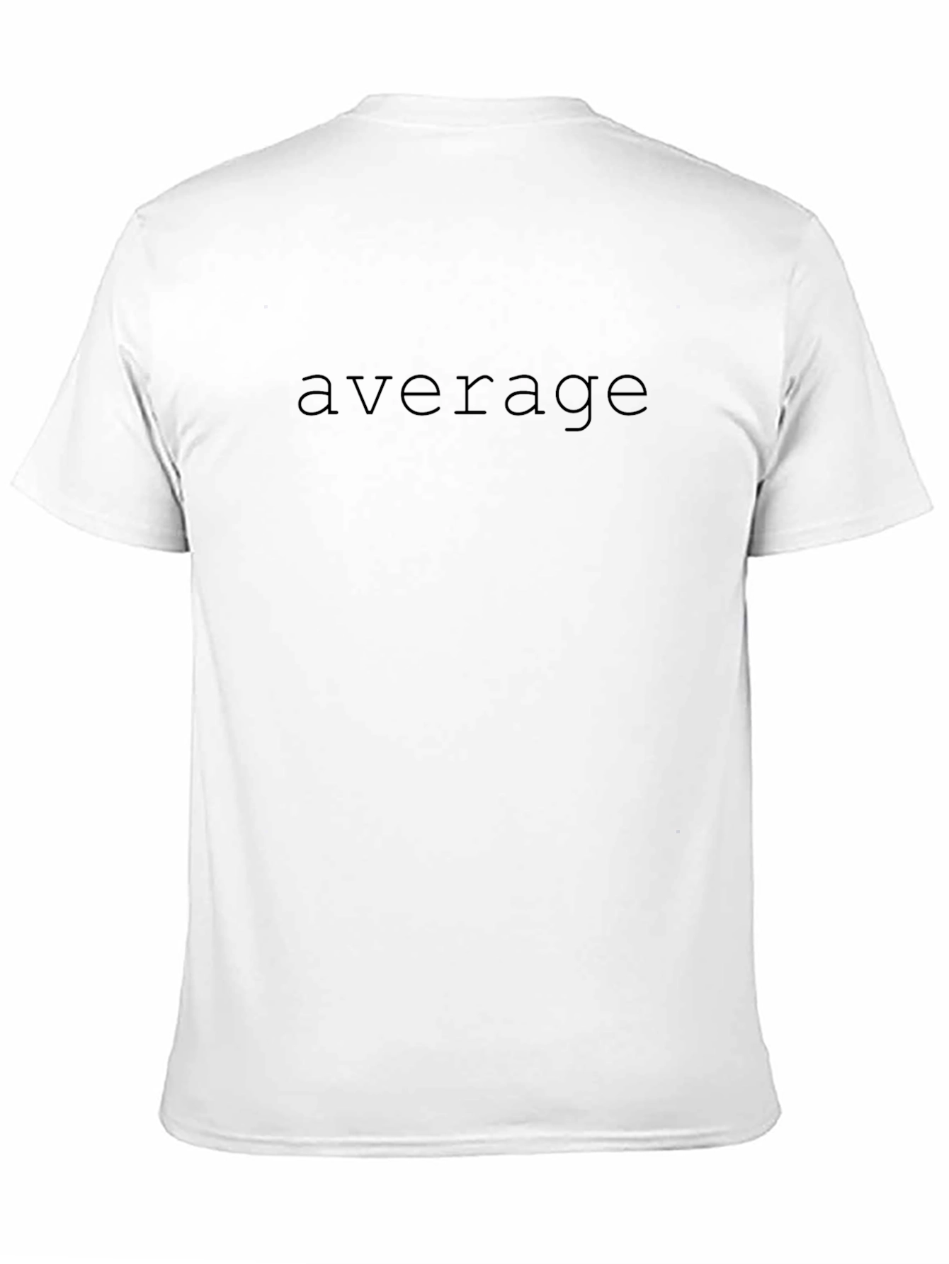 Average Black T-Shirt - Casual Comfort Tee