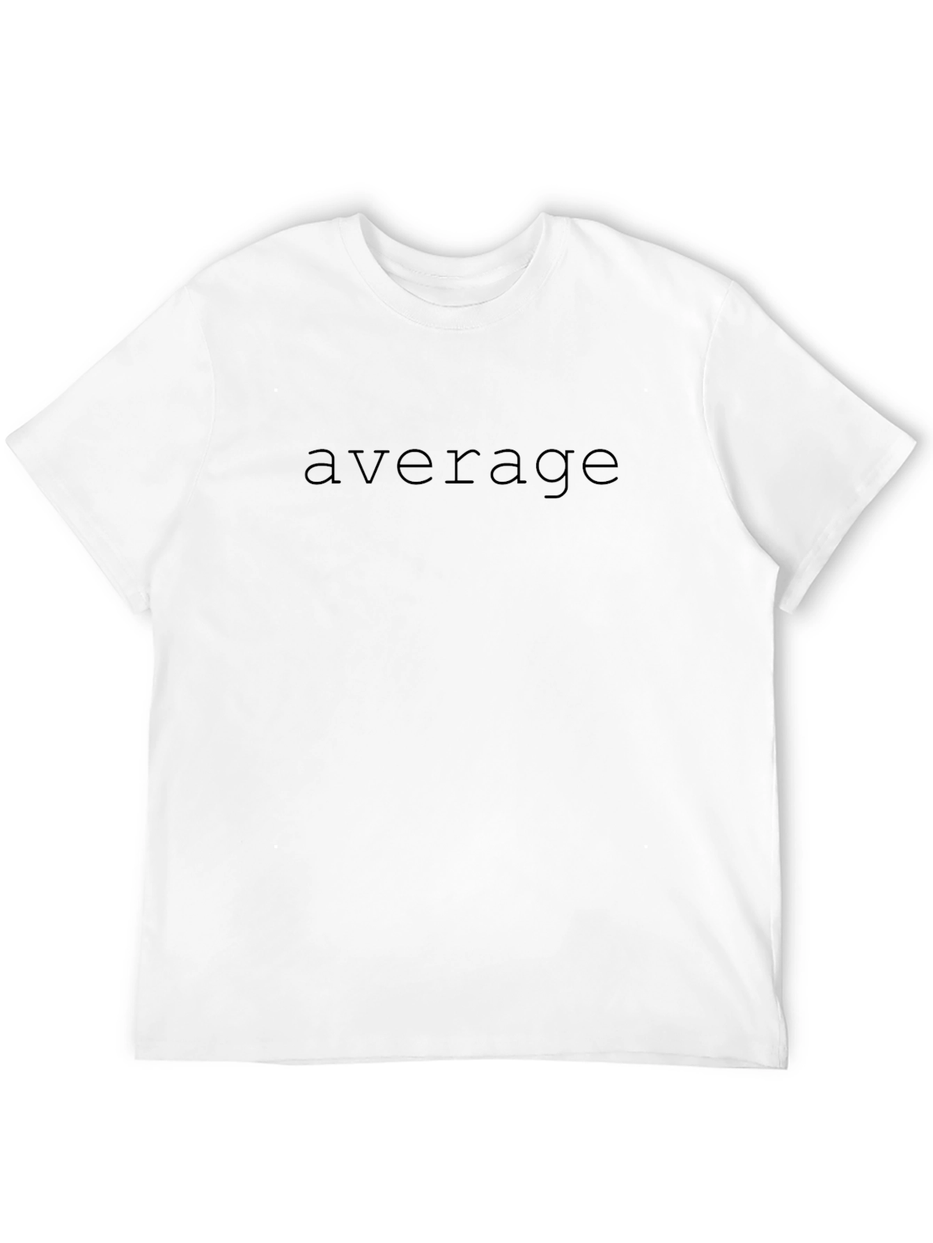 Average Black T-Shirt - Casual Comfort Tee