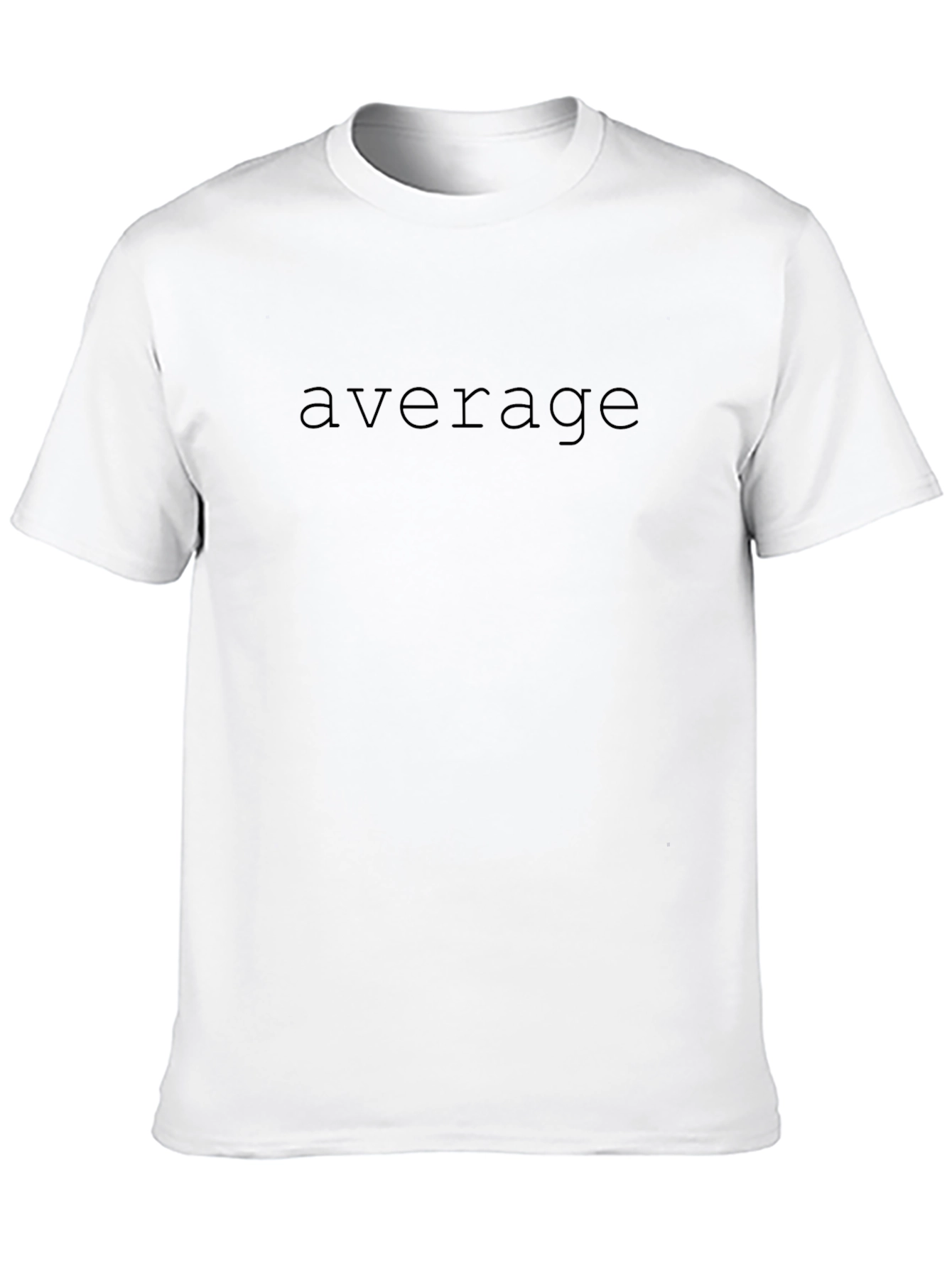 Average Black T-Shirt - Casual Comfort Tee