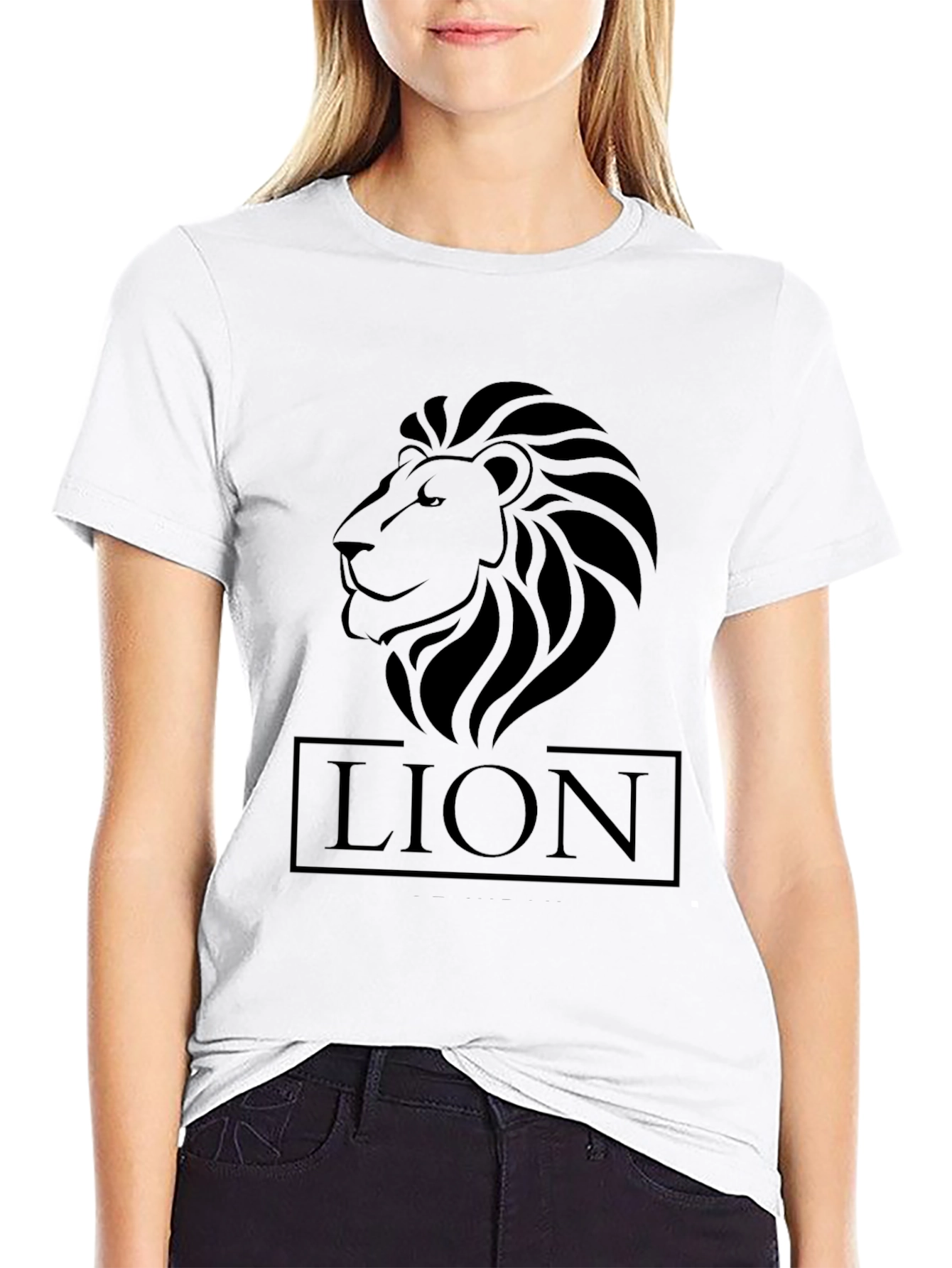 Black Lion Graphic Tee - Stylish Mens T-Shirt