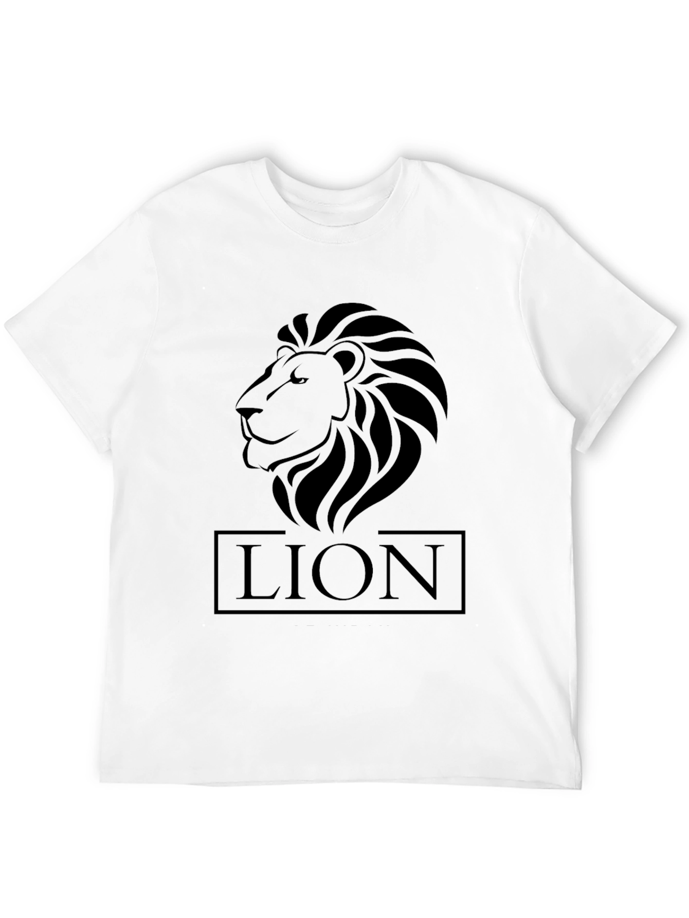Black Lion Graphic Tee - Stylish Mens T-Shirt