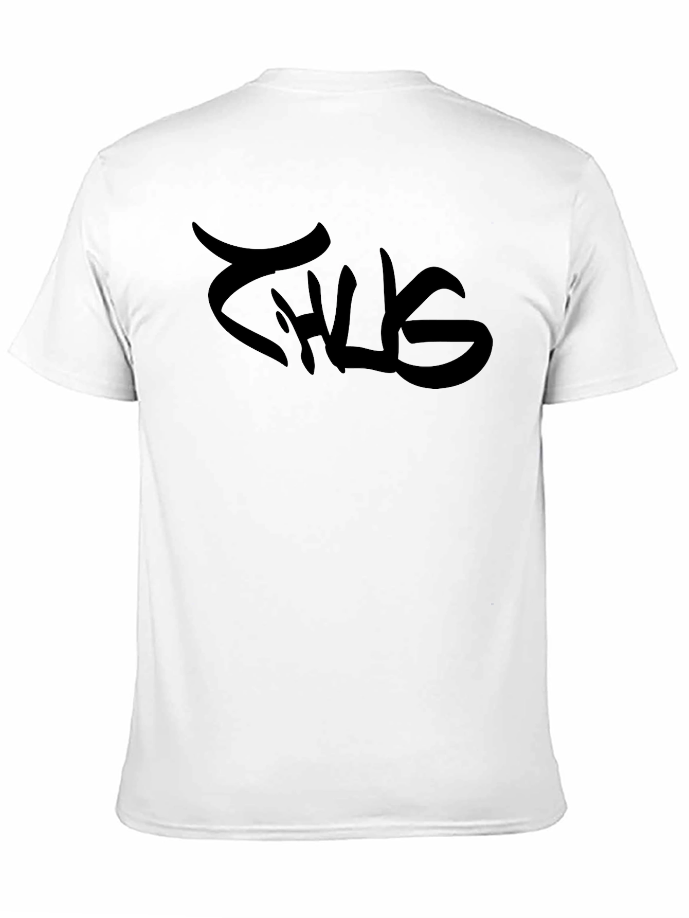 Mens Black Thug Graphic Tee