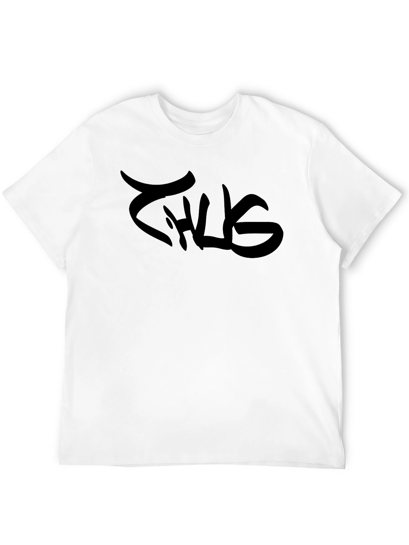 Mens Black Thug Graphic Tee