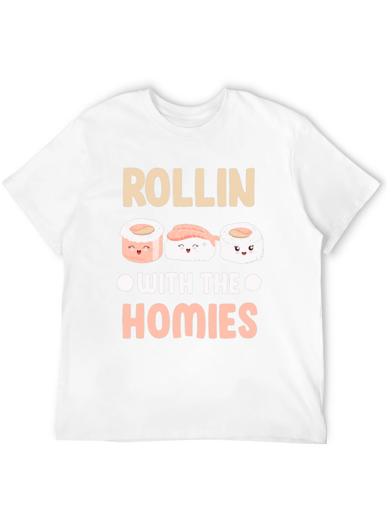 Rollin With The Homies Sushi Graphic Tee