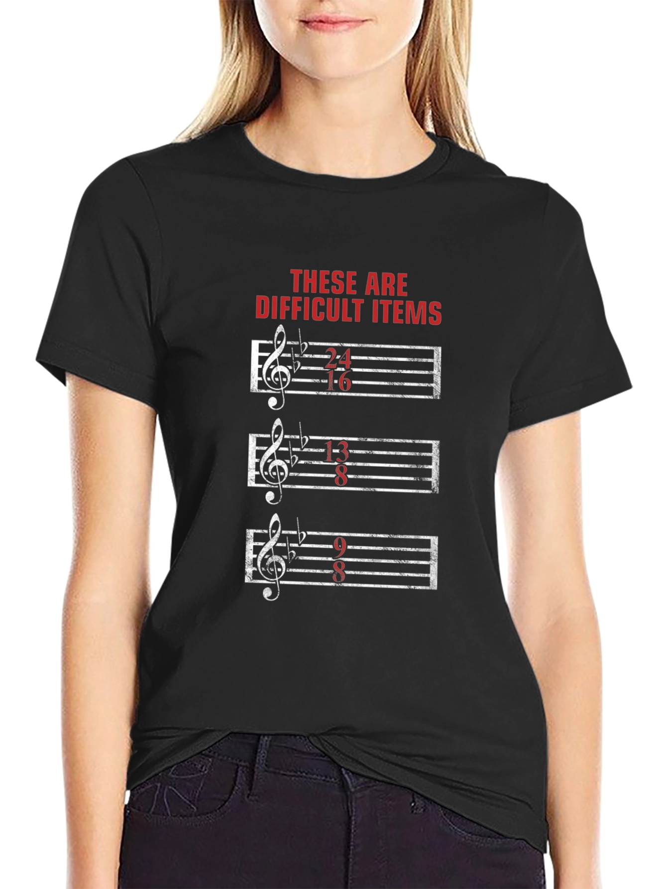 Difficult Items Music Pun T-Shirt