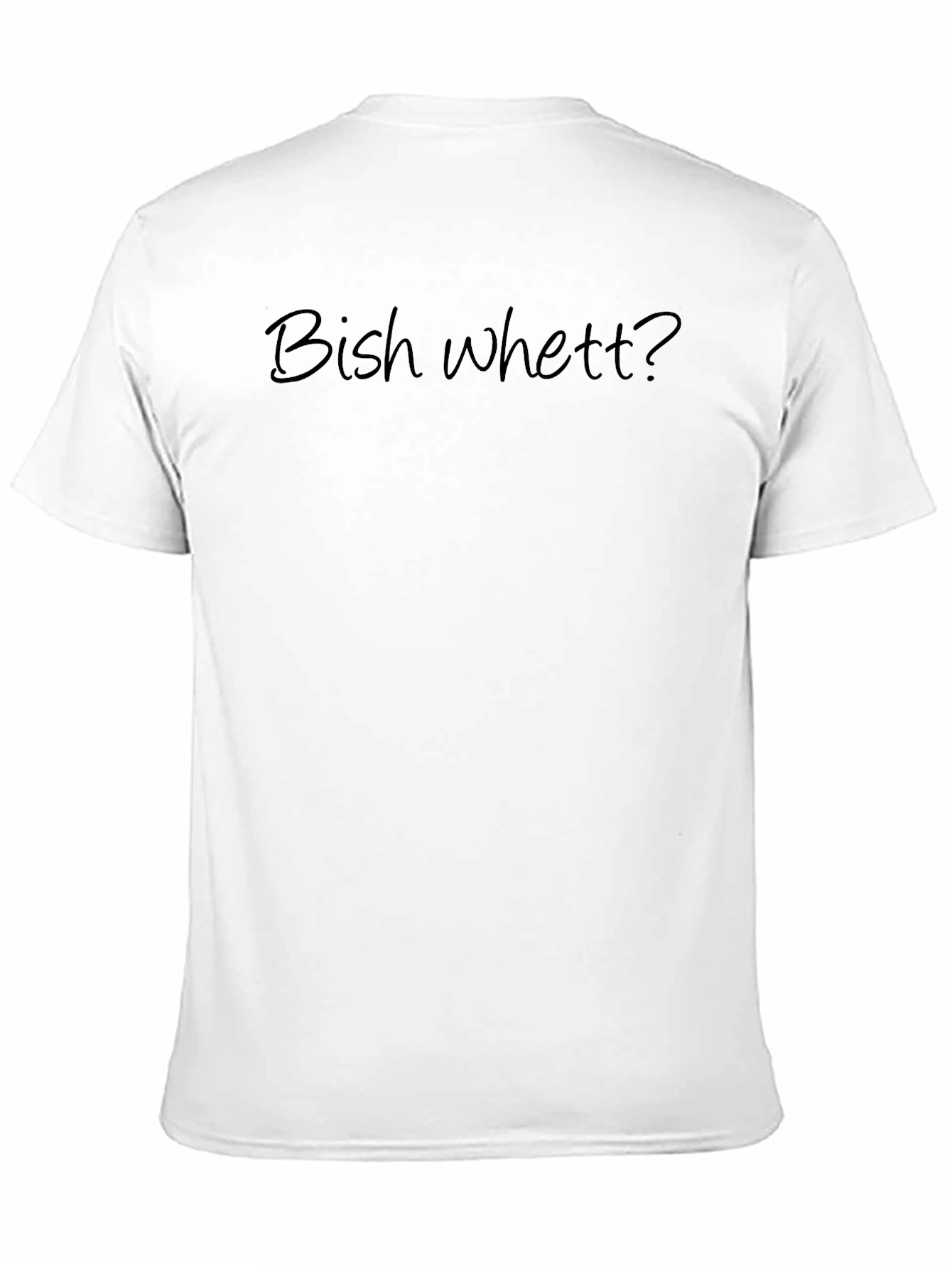 Bish Whett? Graphic Tee - Mens Black T-Shirt