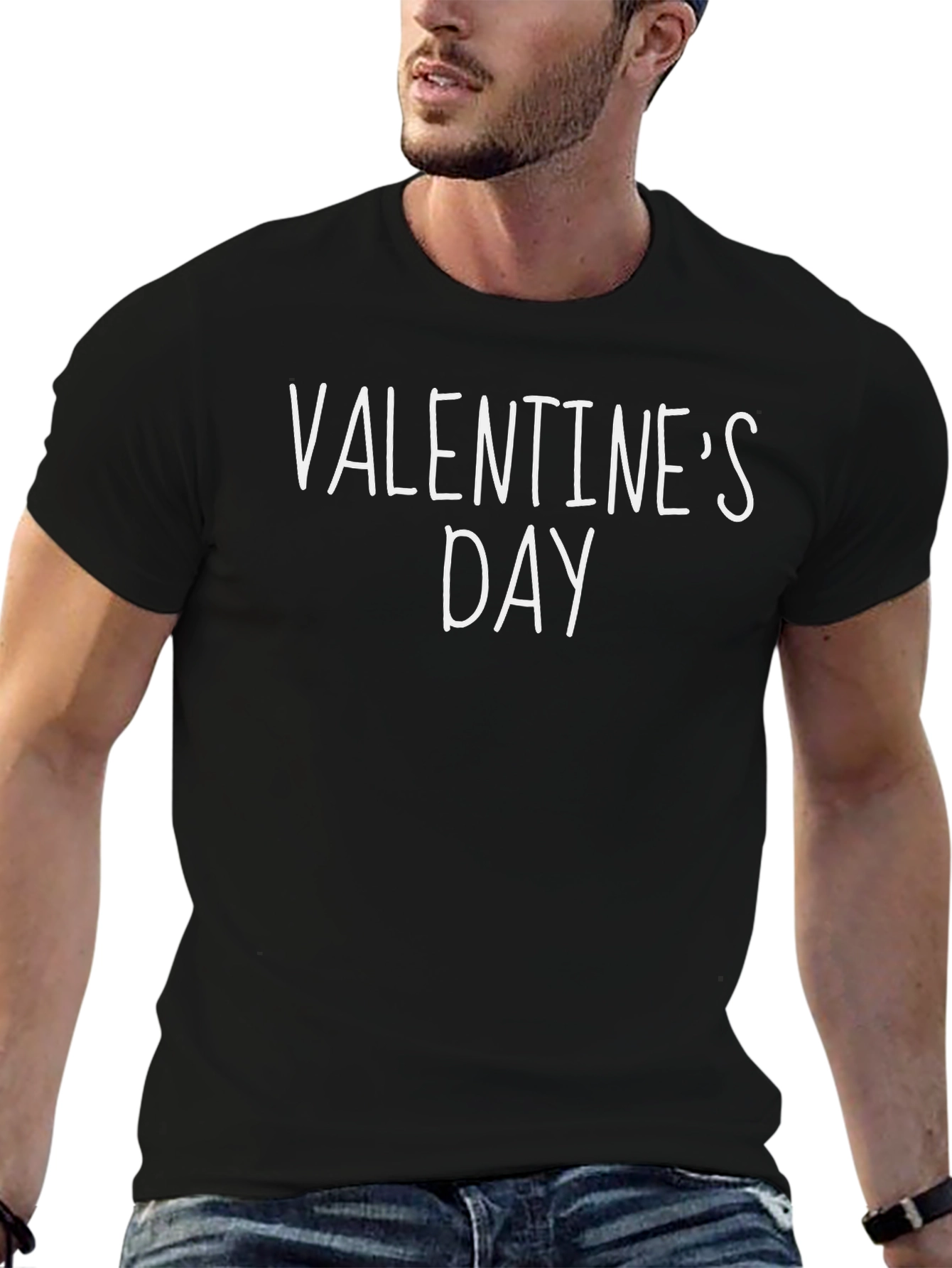 Valentines Day T-Shirt - Black Graphic Tee