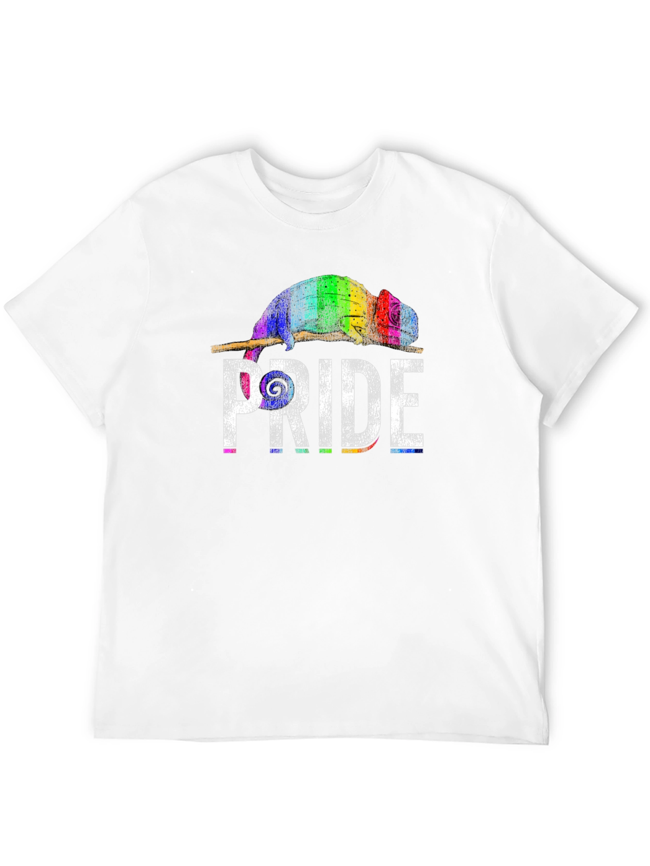 Pride Chameleon Graphic Tee - Unisex Black T-Shirt