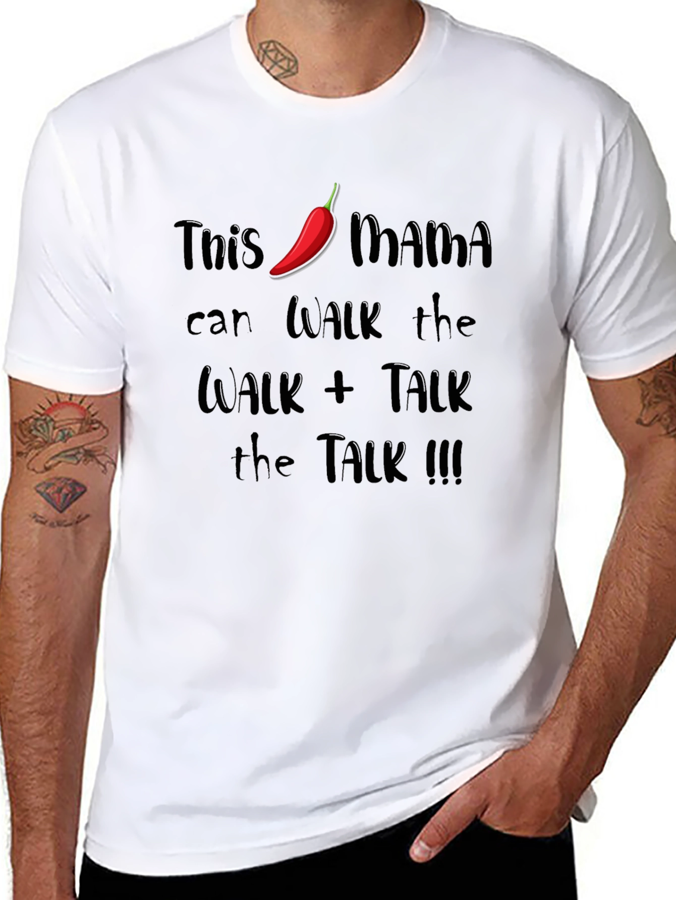 Spicy Mama Graphic Tee - Walk the Walk!