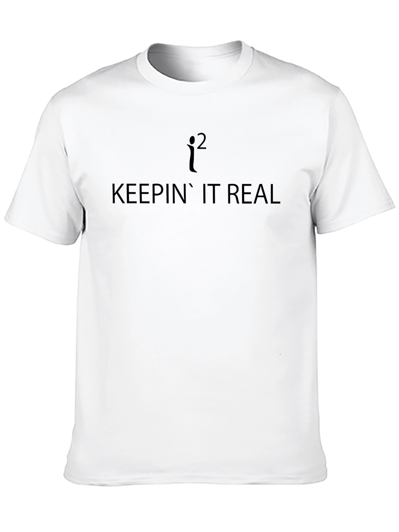 Keepin It Real Graphic T-Shirt - Black