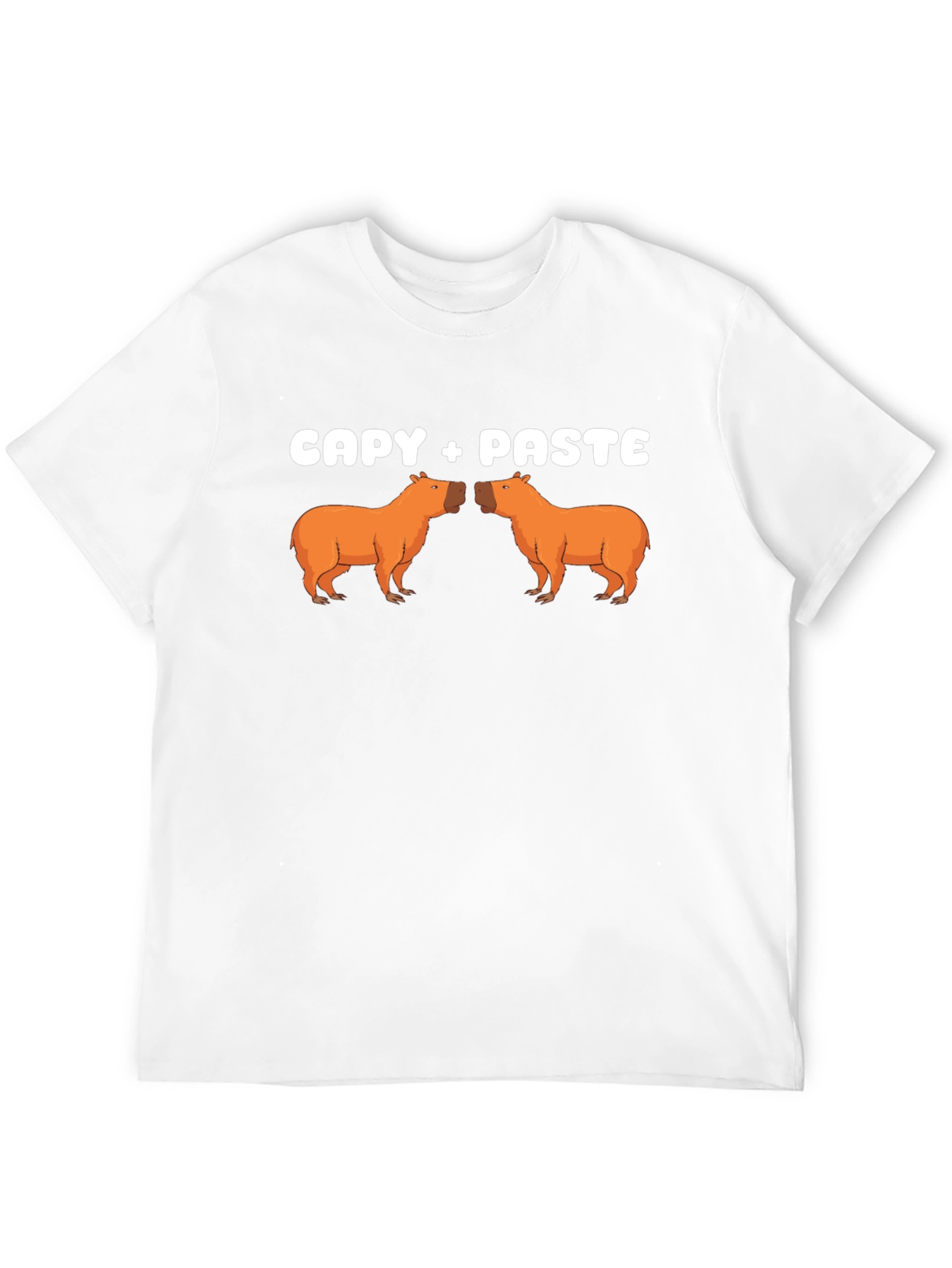 Capy + Paste Funny Graphic T-Shirt