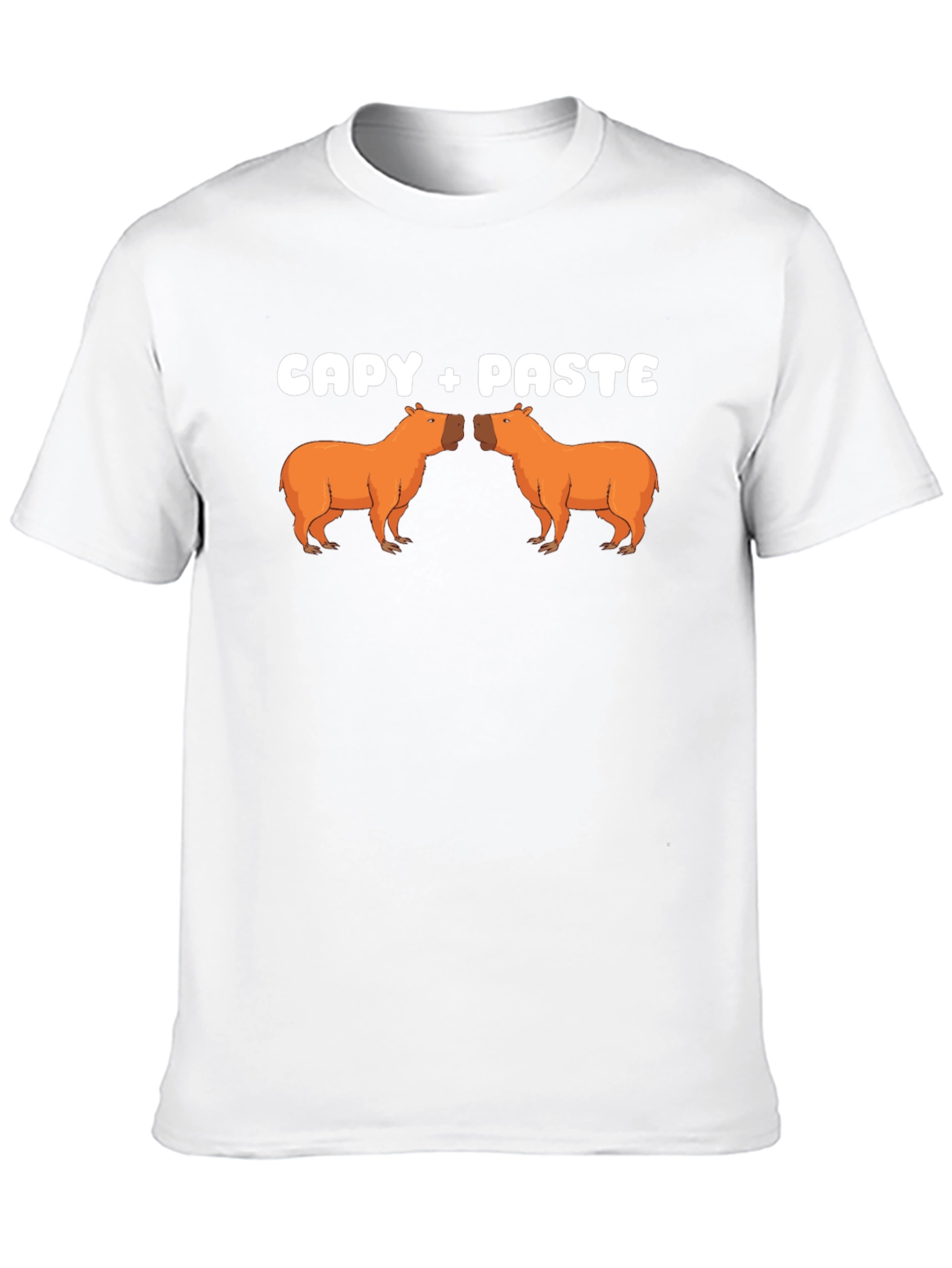 Capy + Paste Funny Graphic T-Shirt