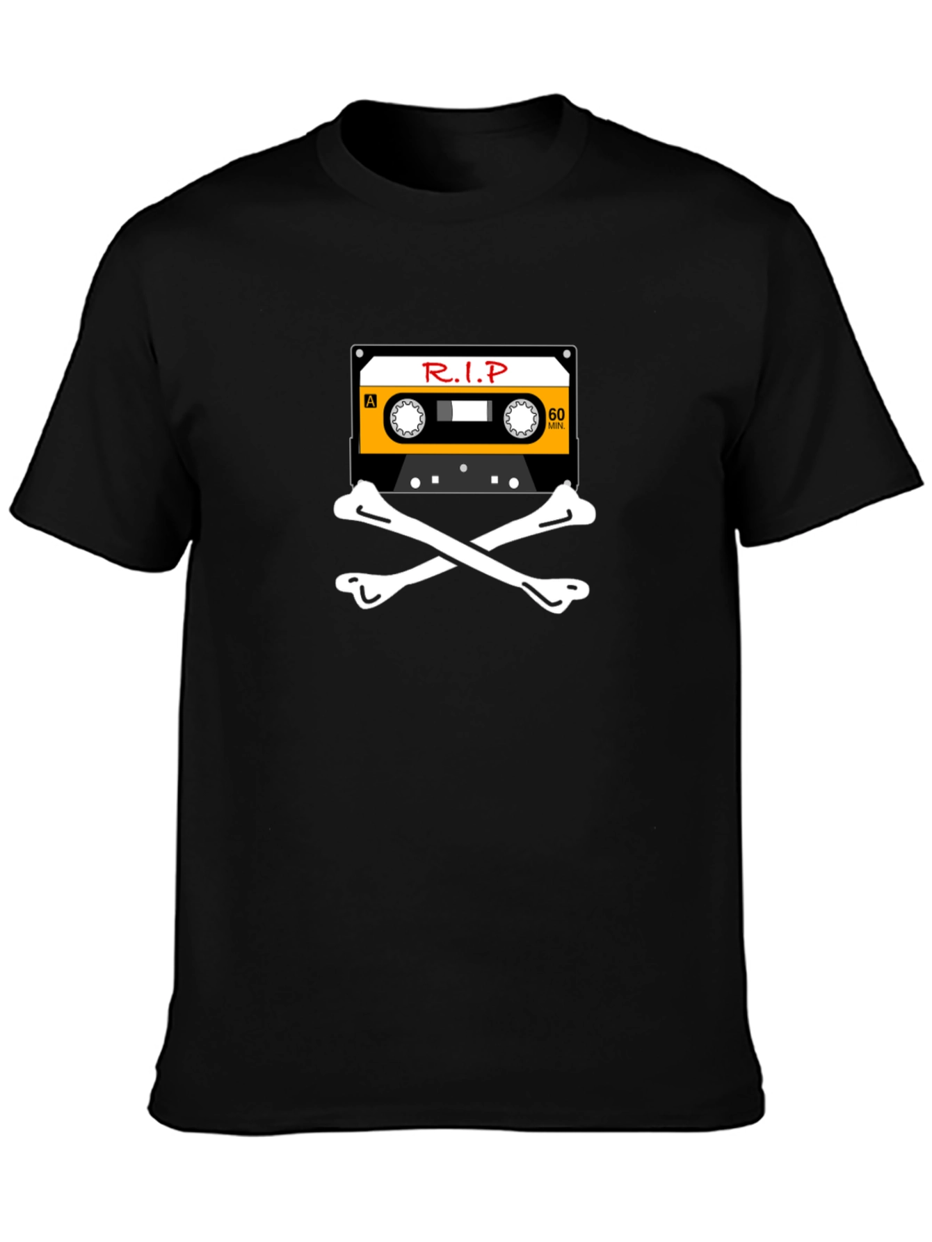 RIP Cassette Tape & Crossbones Graphic Tee