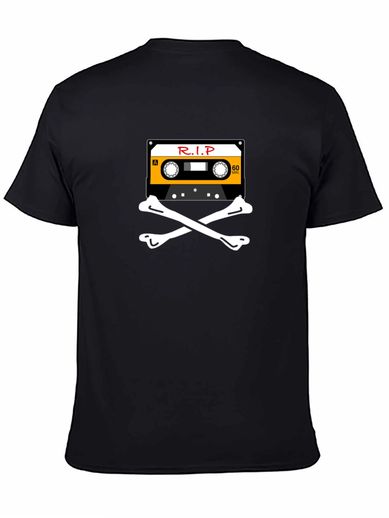 RIP Cassette Tape & Crossbones Graphic Tee