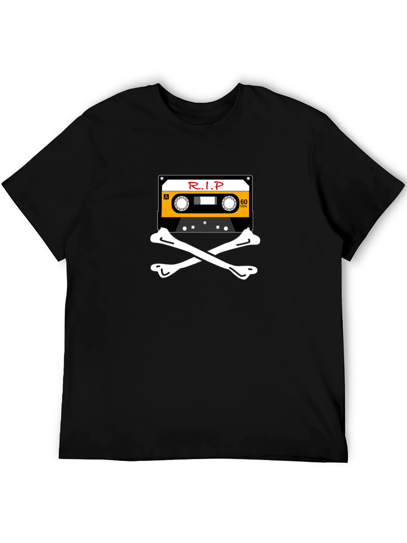 RIP Cassette Tape & Crossbones Graphic Tee