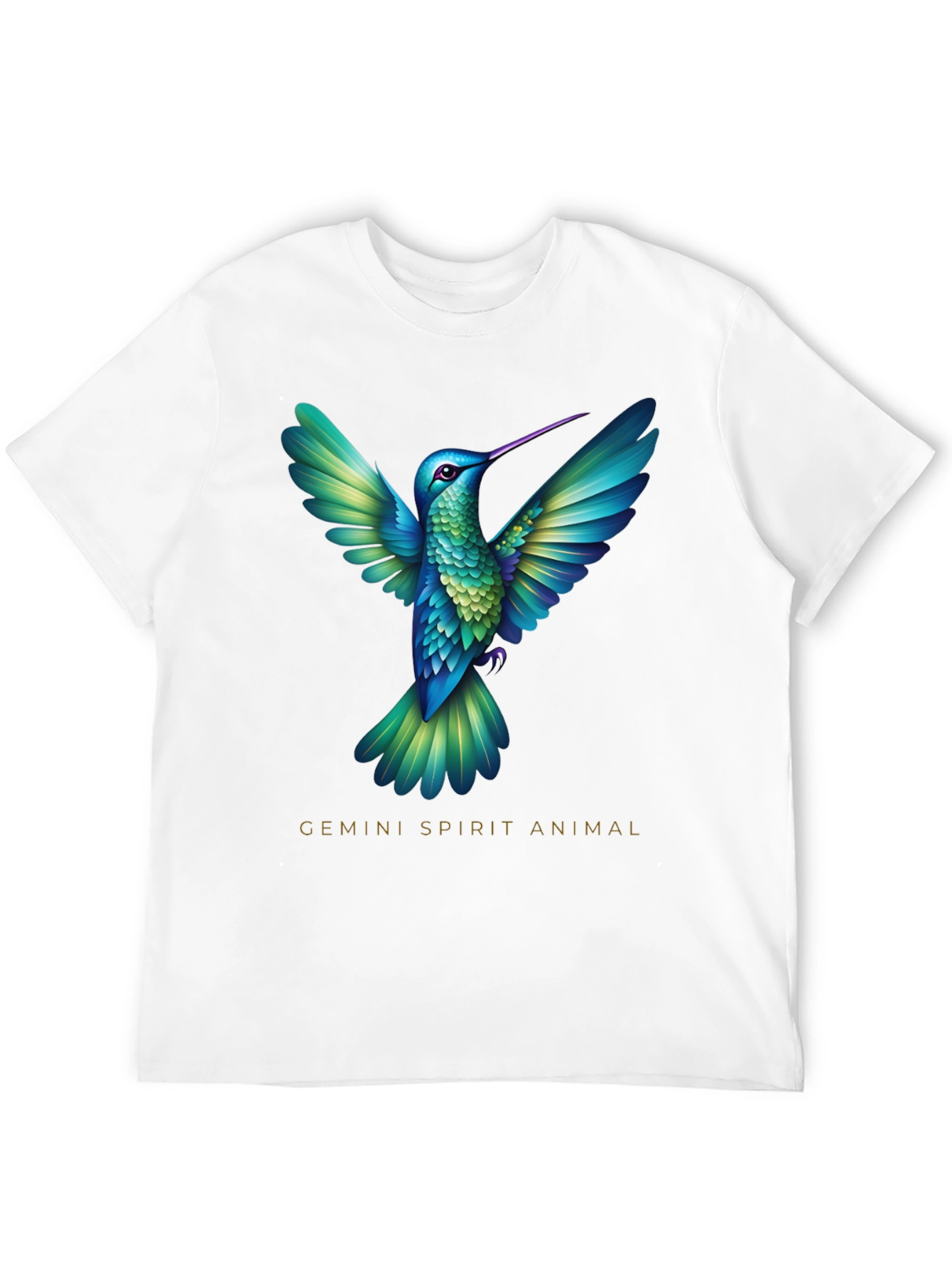 Gemini Spirit Animal Hummingbird Graphic Tee