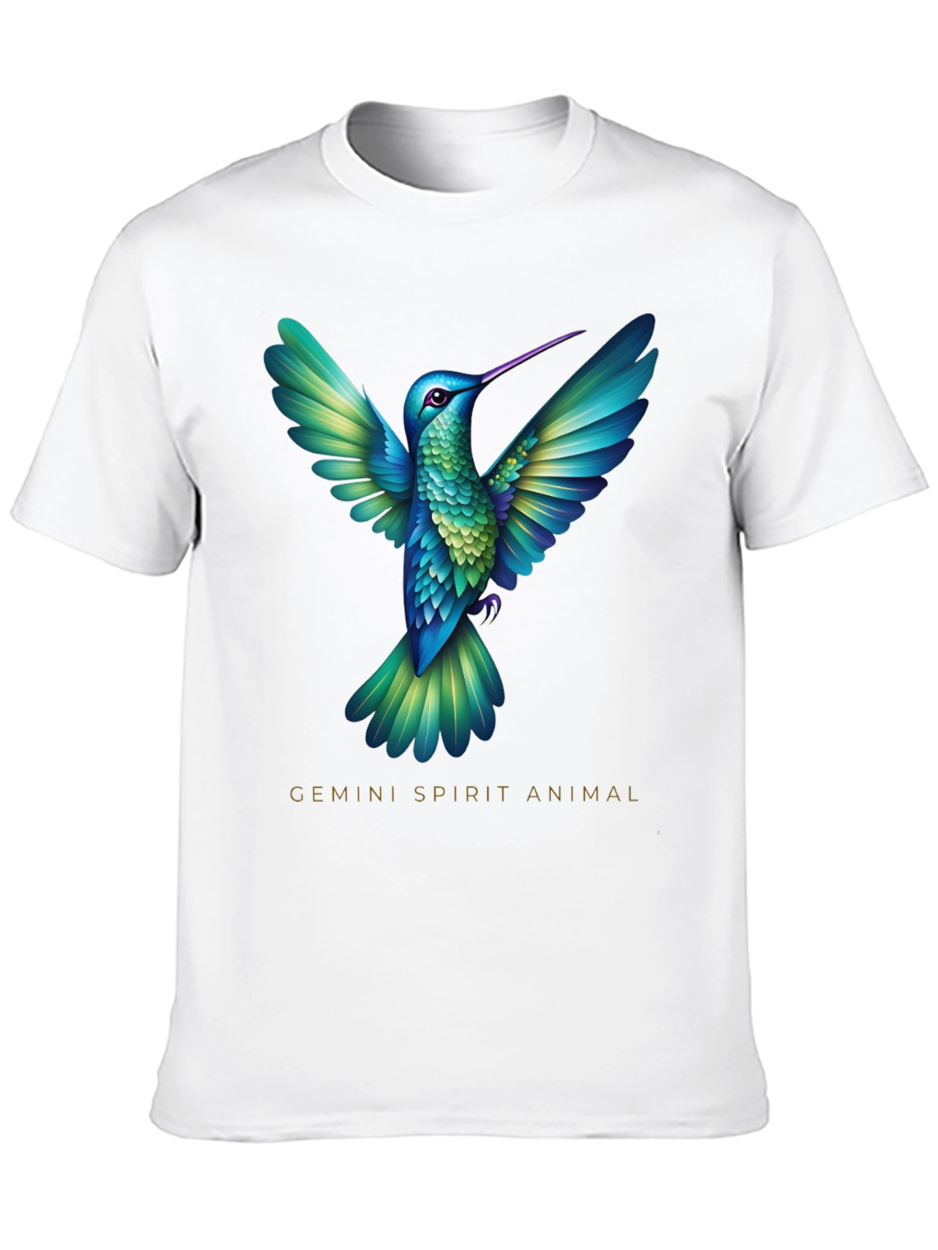Gemini Spirit Animal Hummingbird Graphic Tee