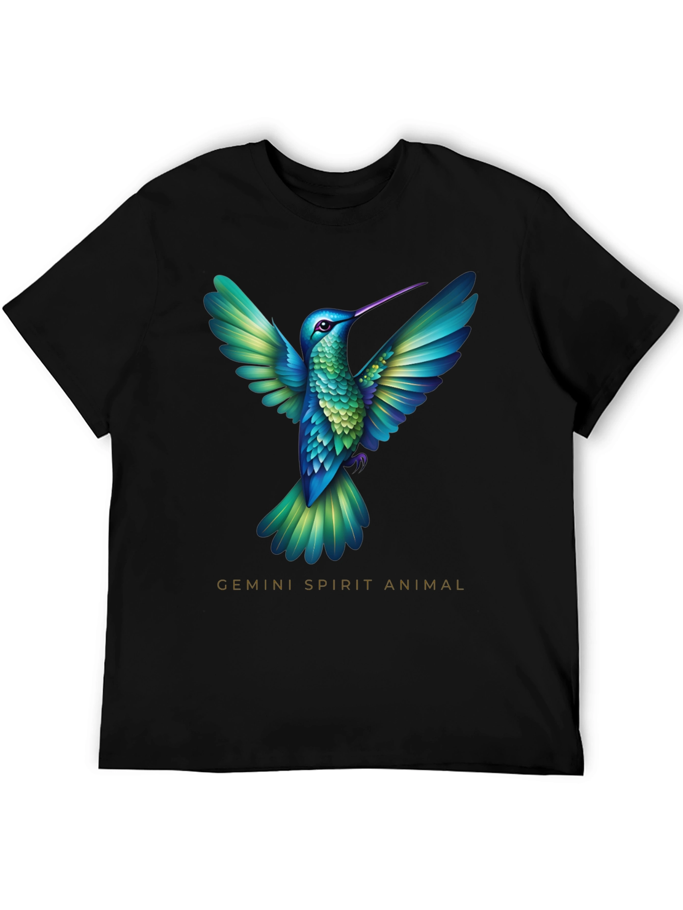 Gemini Spirit Animal Hummingbird Graphic Tee