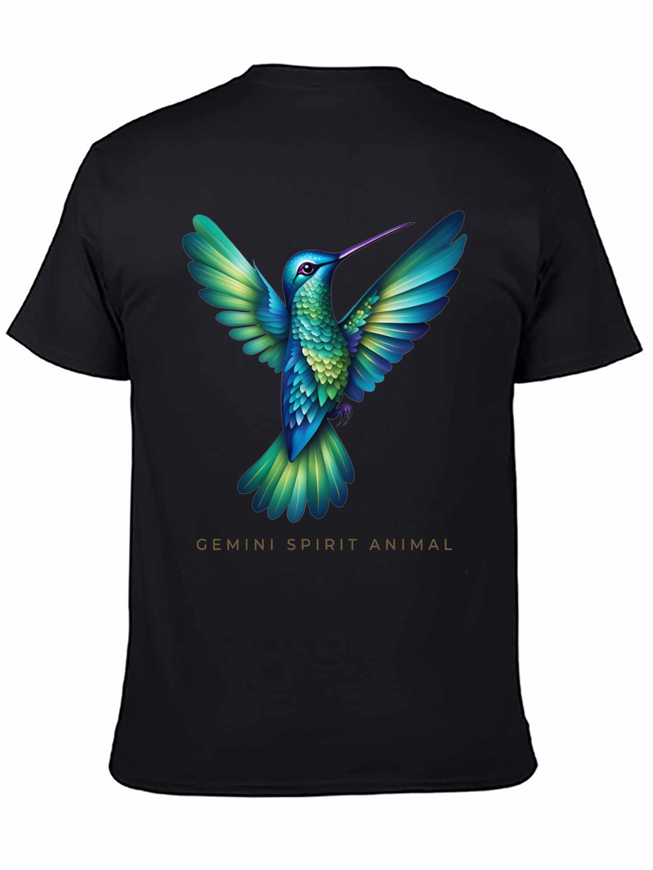 Gemini Spirit Animal Hummingbird Graphic Tee