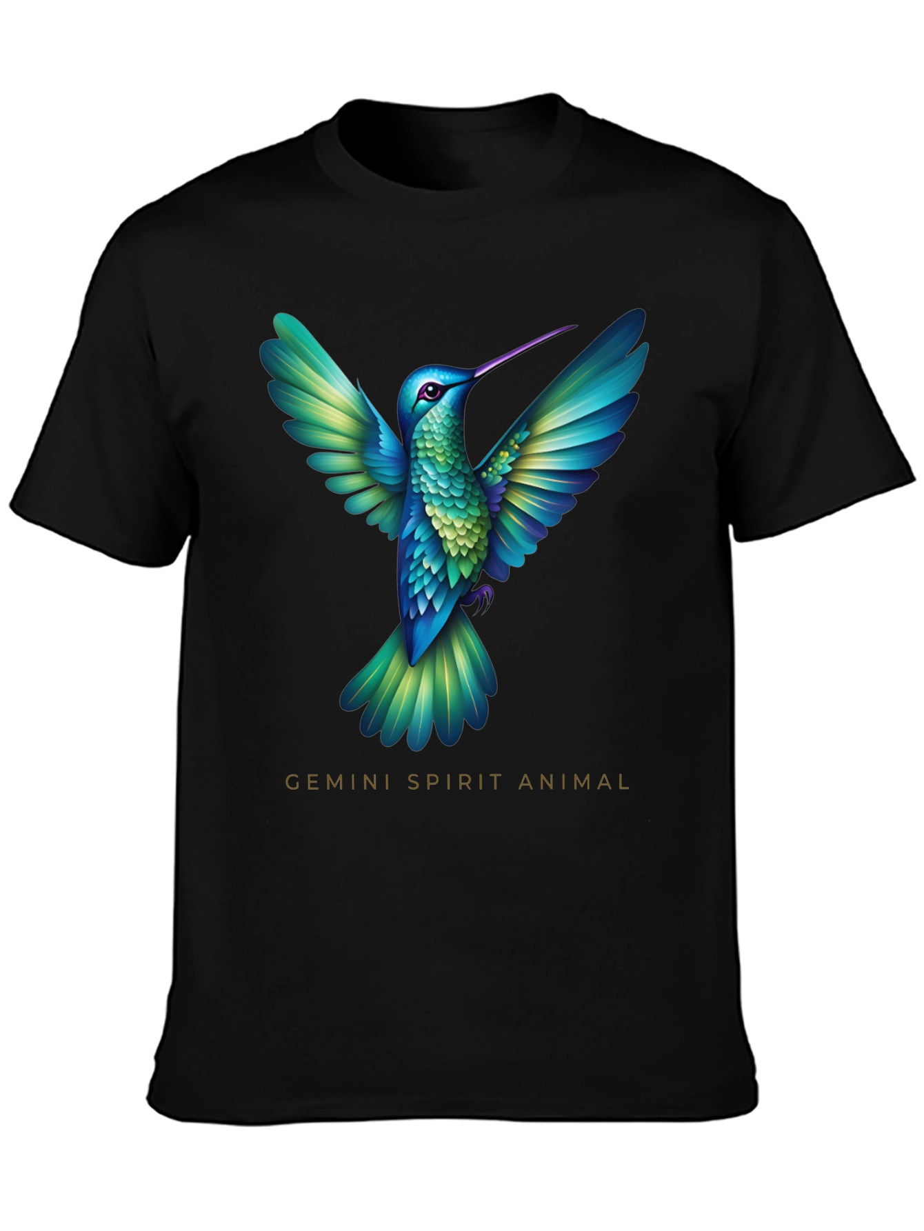Gemini Spirit Animal Hummingbird Graphic Tee