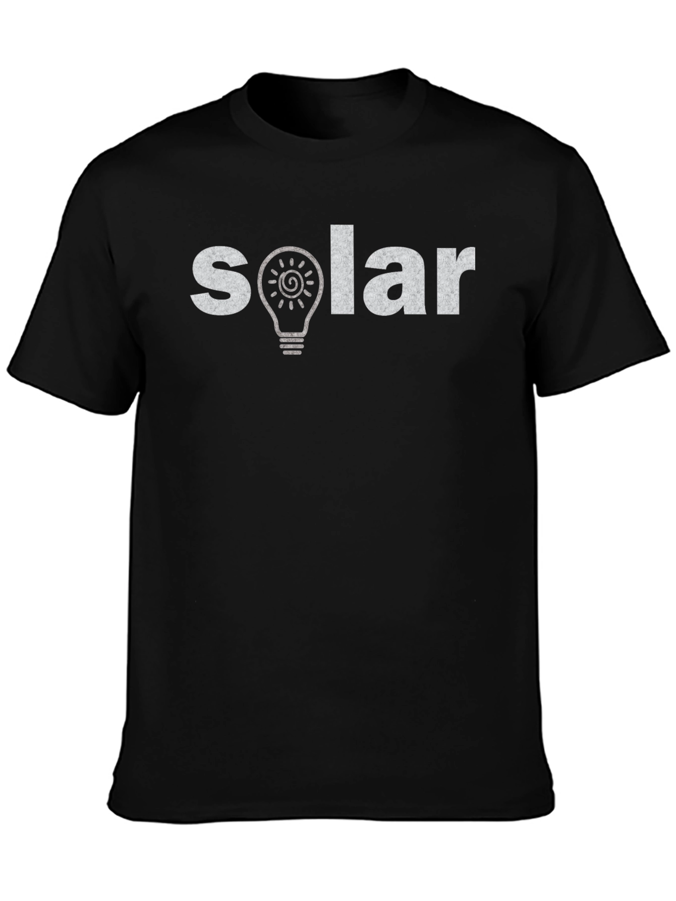 Solar Energy Light Bulb Graphic T-Shirt