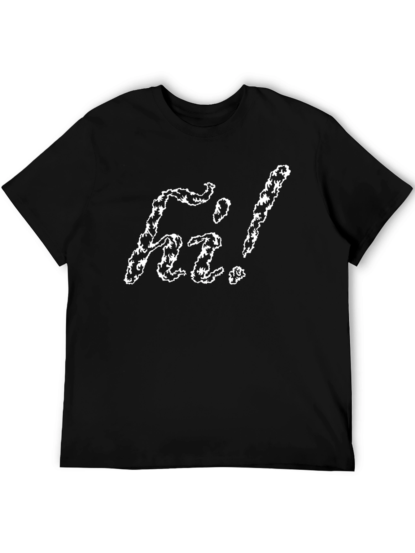 Hi! Graphic T-Shirt - Mens Black Tee