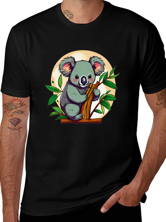 Koala Bear Graphic Tee - Cute Cartoon Animal T-Shirt