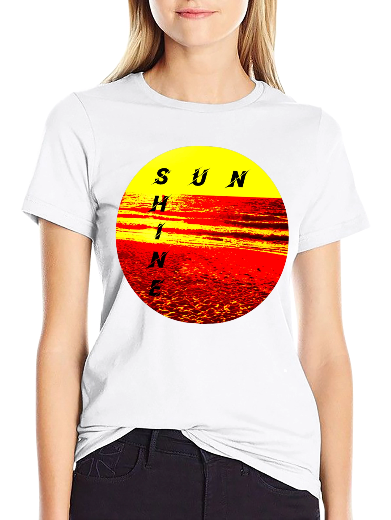 Sunshine Graphic Tee - Retro Style
