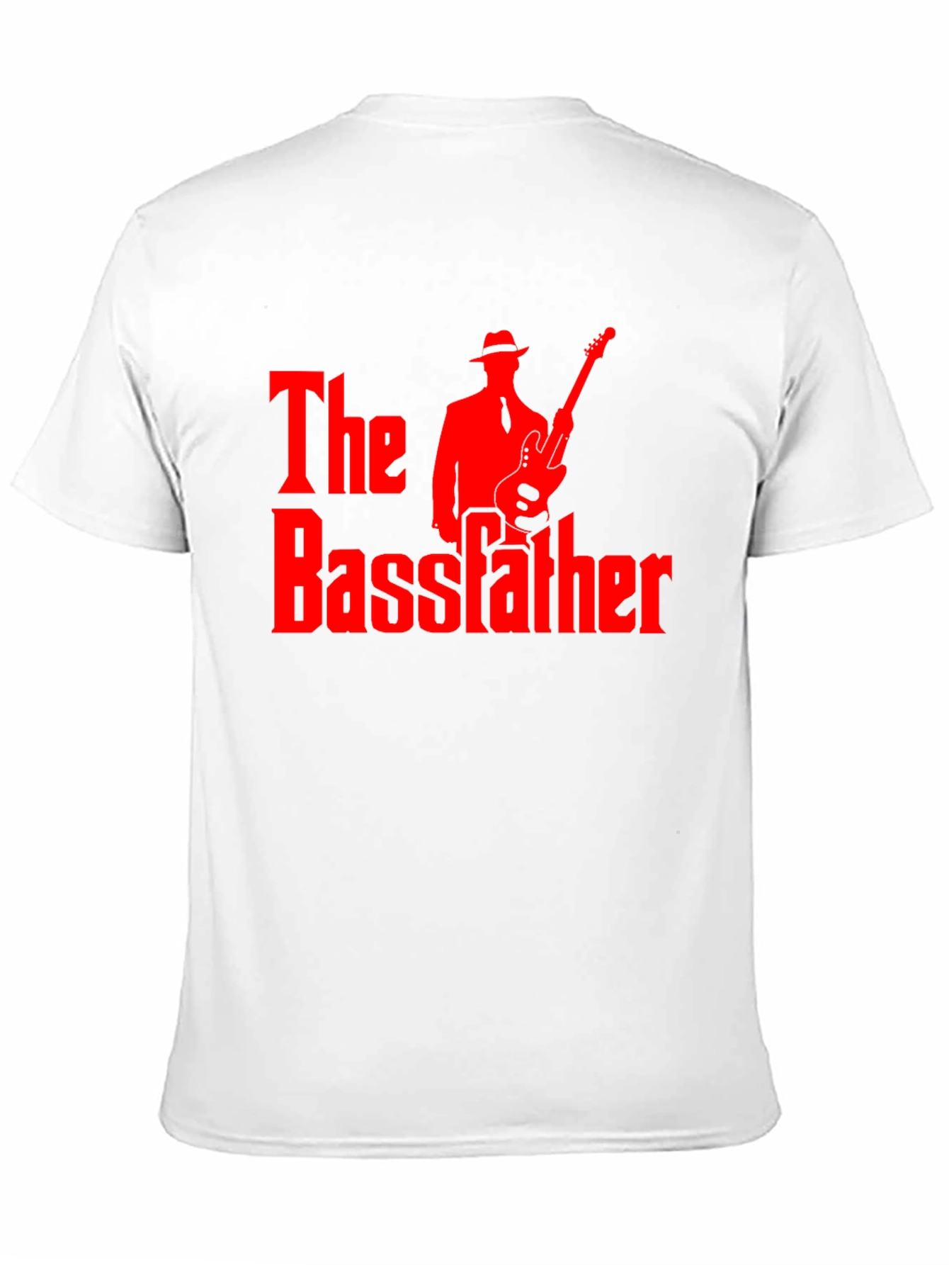 The Bassfather Black T-Shirt - Music Lover Graphic Tee