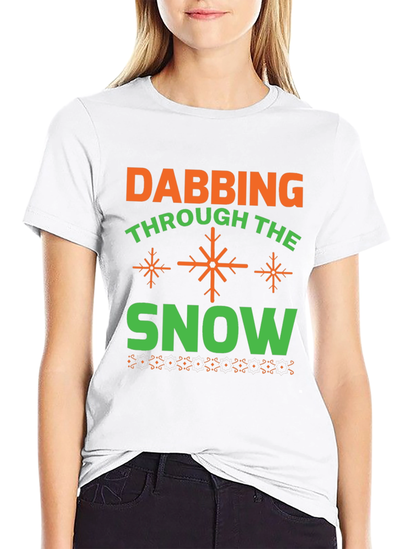 Dabbing Through the Snow Holiday T-Shirt