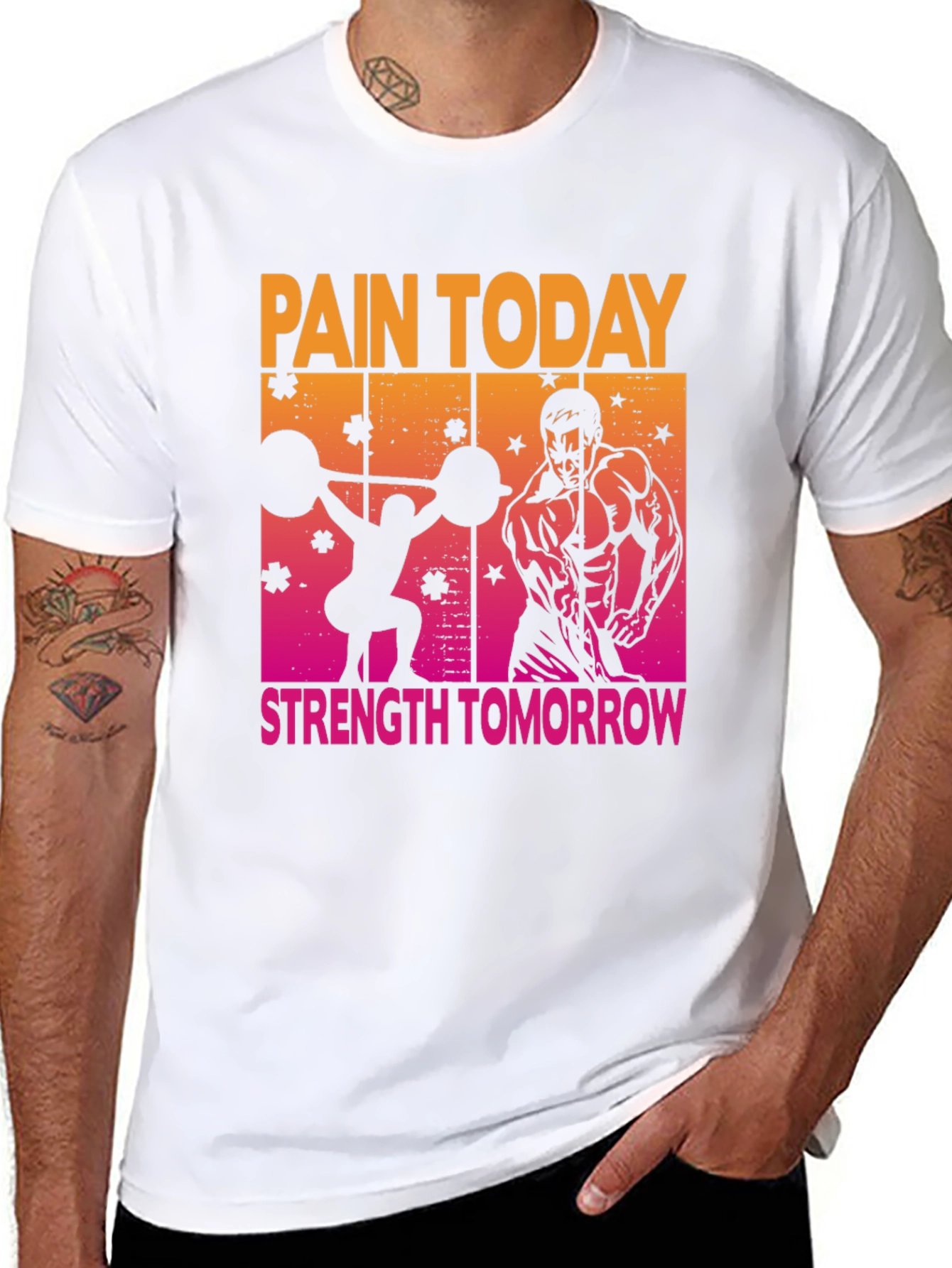 Pain Today Strength Tomorrow Gym T-Shirt