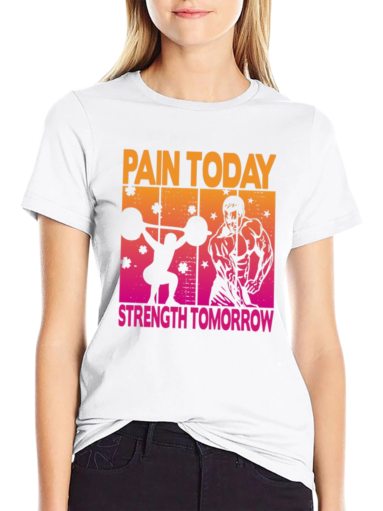 Pain Today Strength Tomorrow Gym T-Shirt