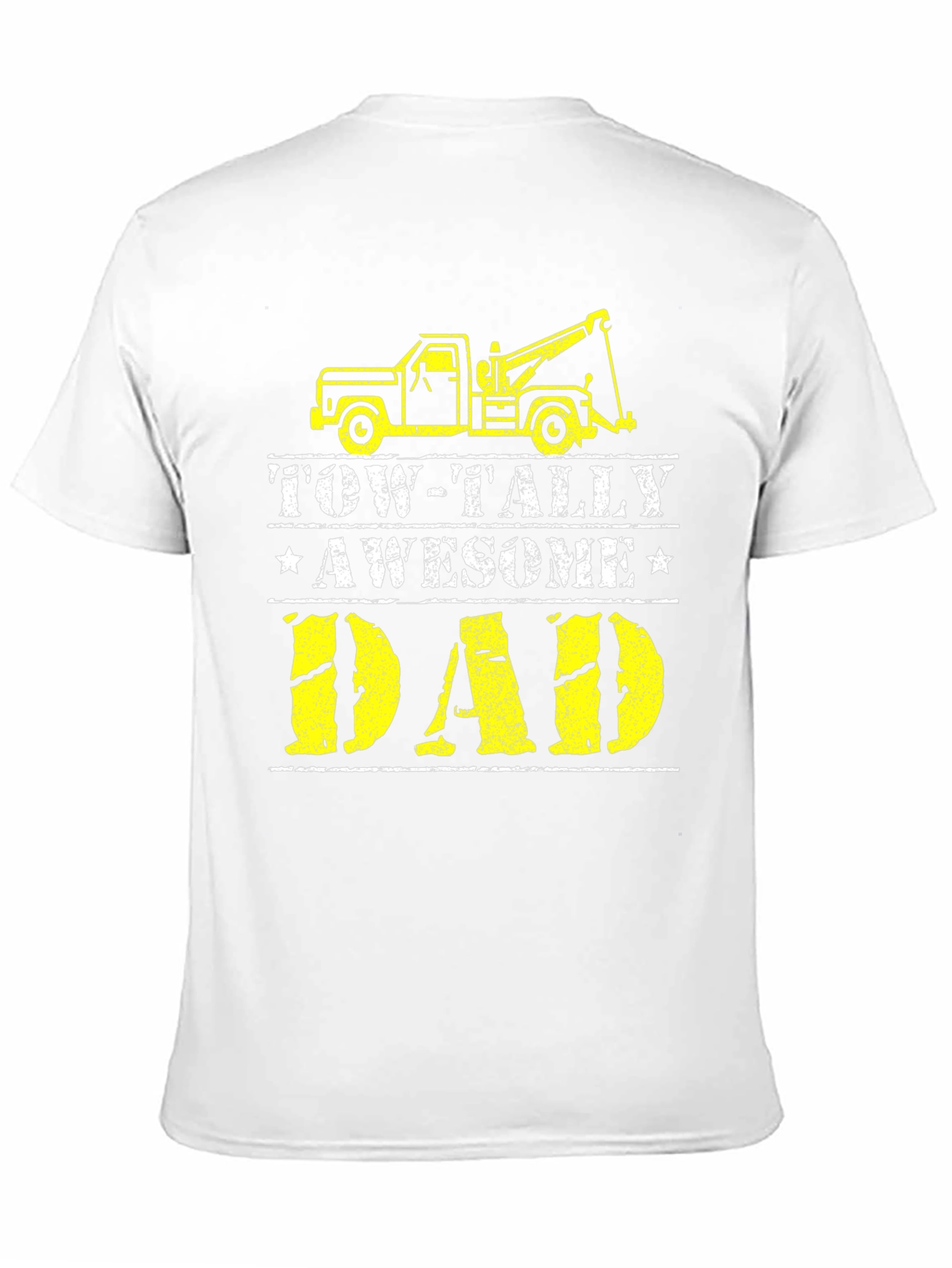 Tow-Tally Awesome Dad Black T-Shirt