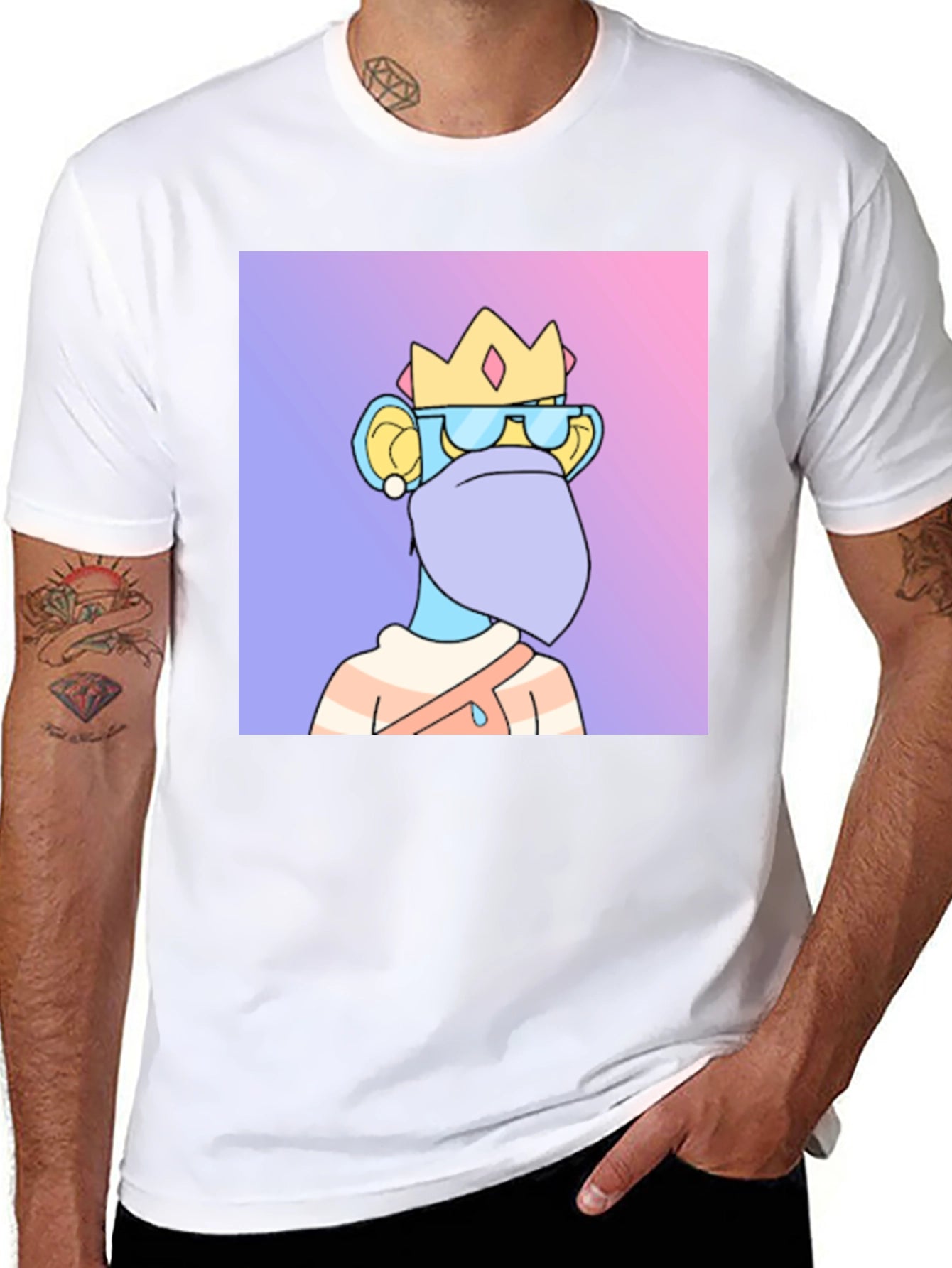 Bored Ape NFT T-Shirt - Crypto Art Tee