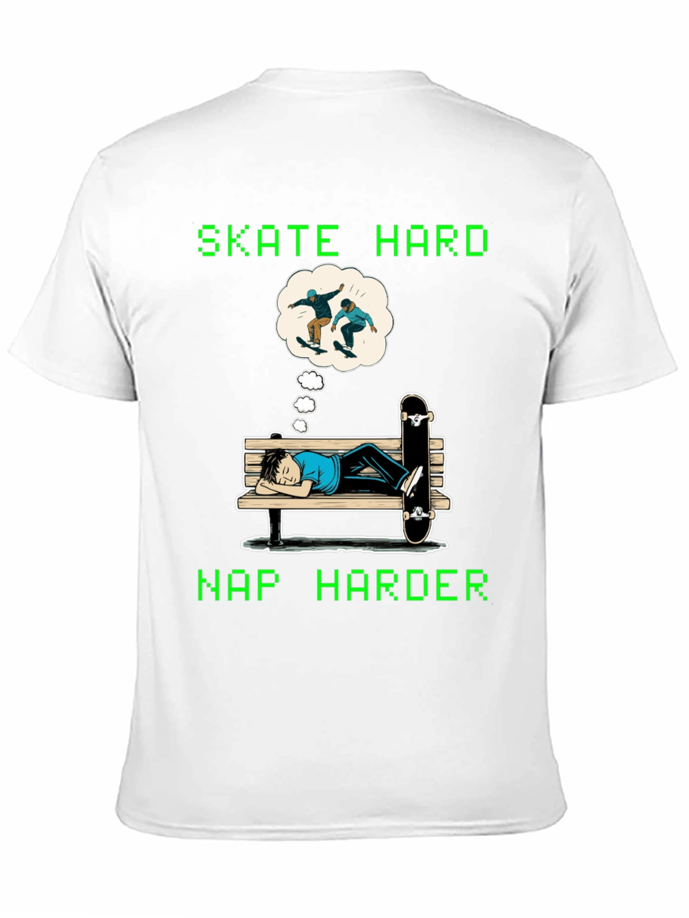 Skate Hard Nap Harder Graphic Tee