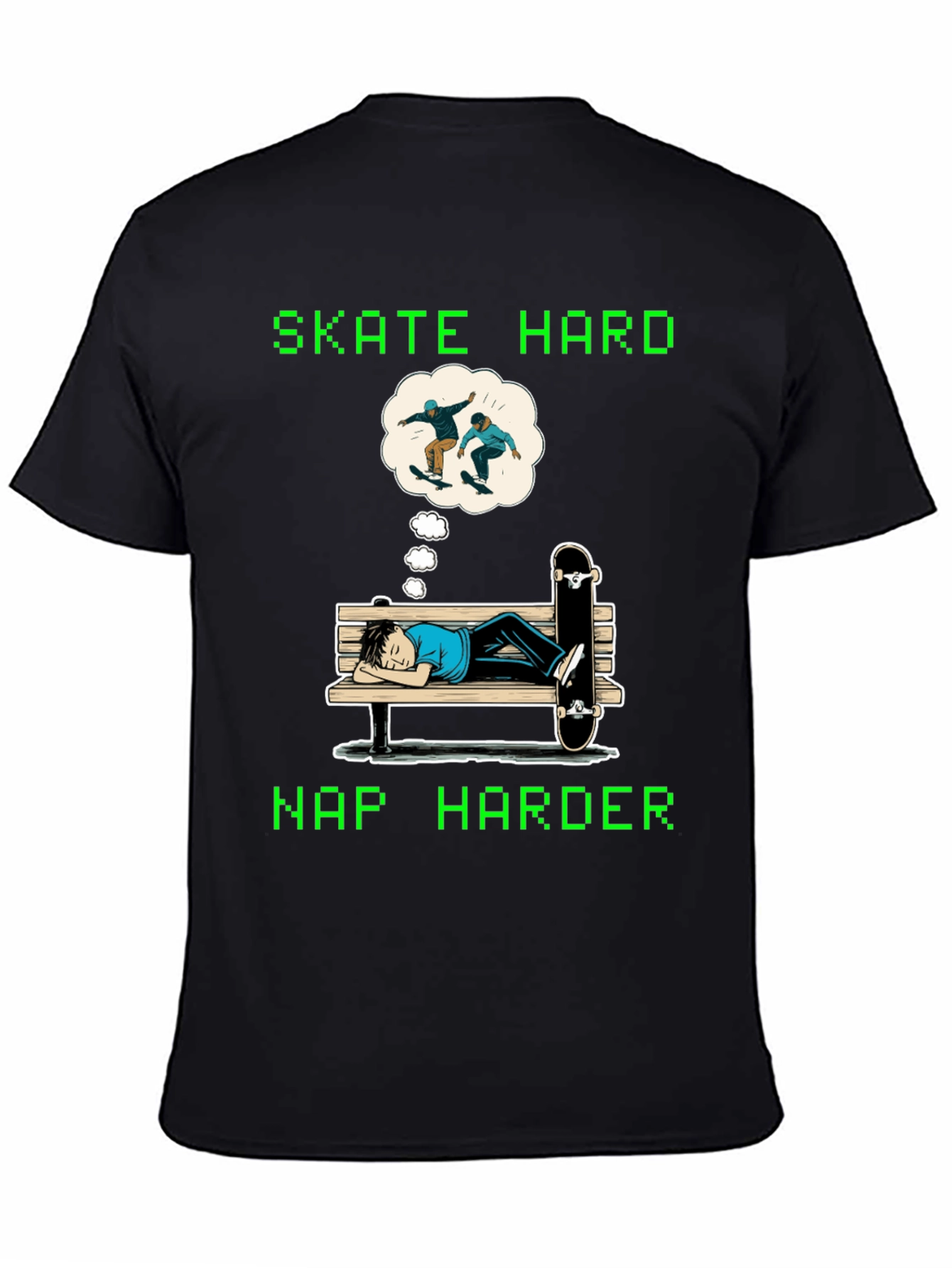 Skate Hard Nap Harder Graphic Tee