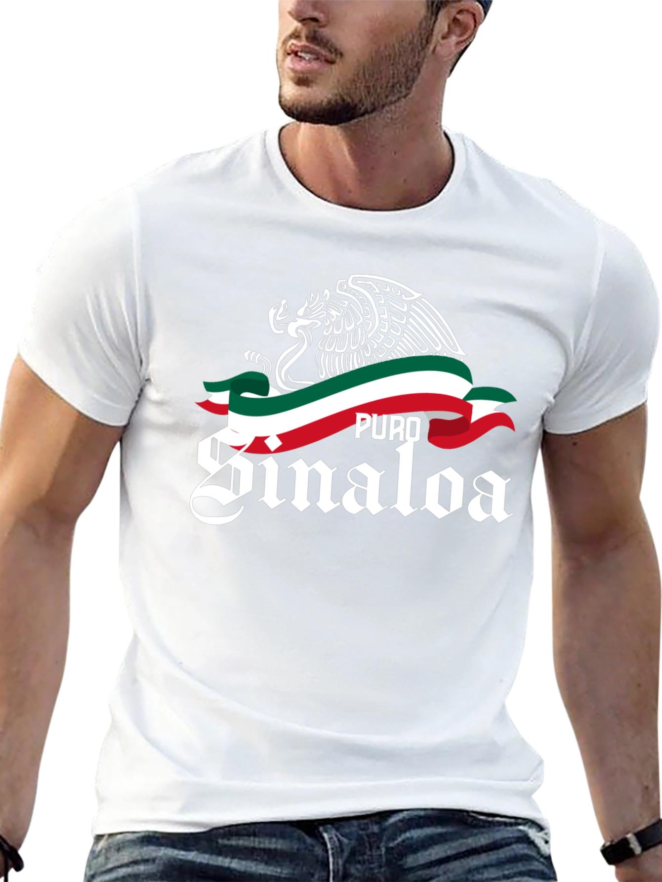 Puro Sinaloa Eagle Graphic T-Shirt