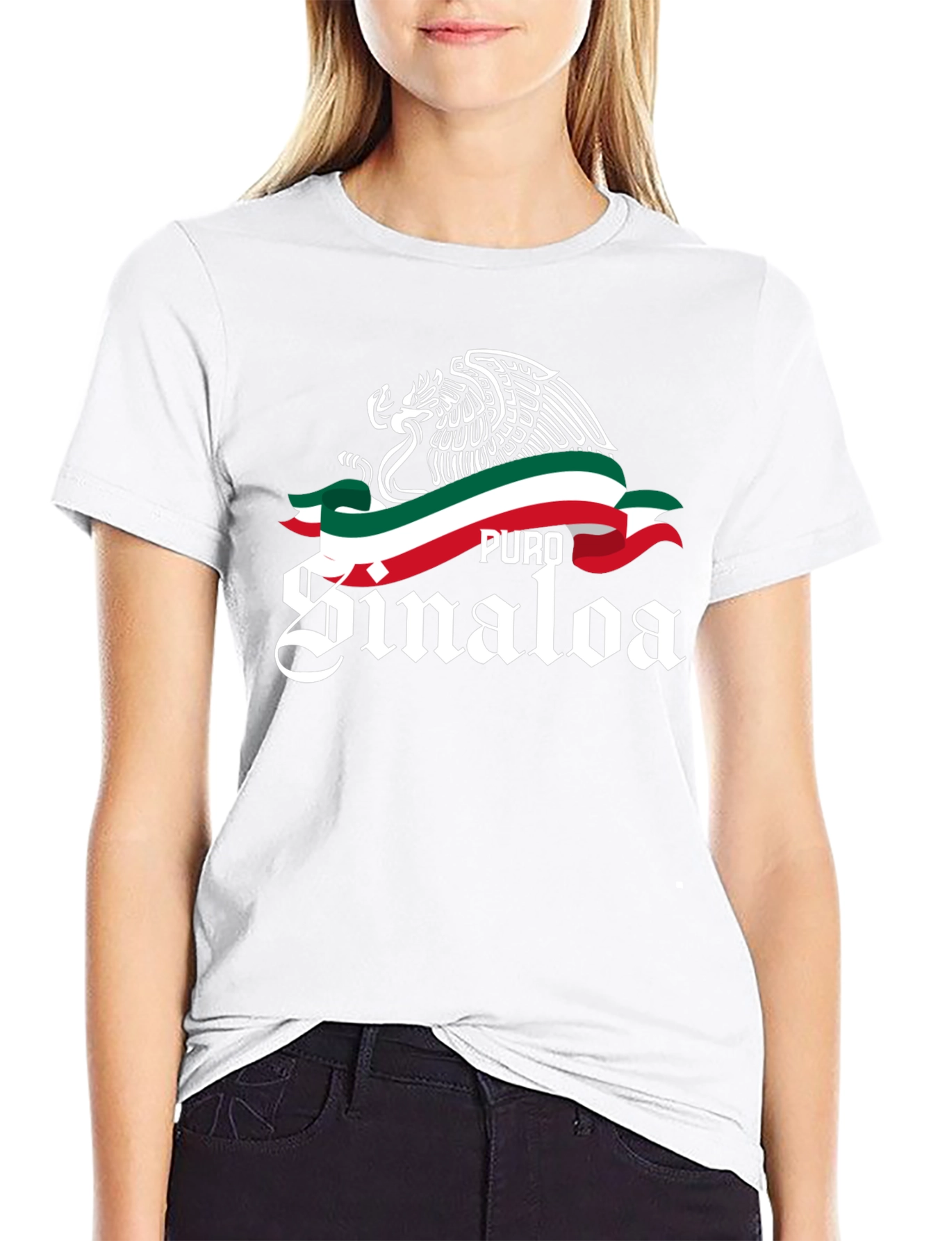 Puro Sinaloa Eagle Graphic T-Shirt