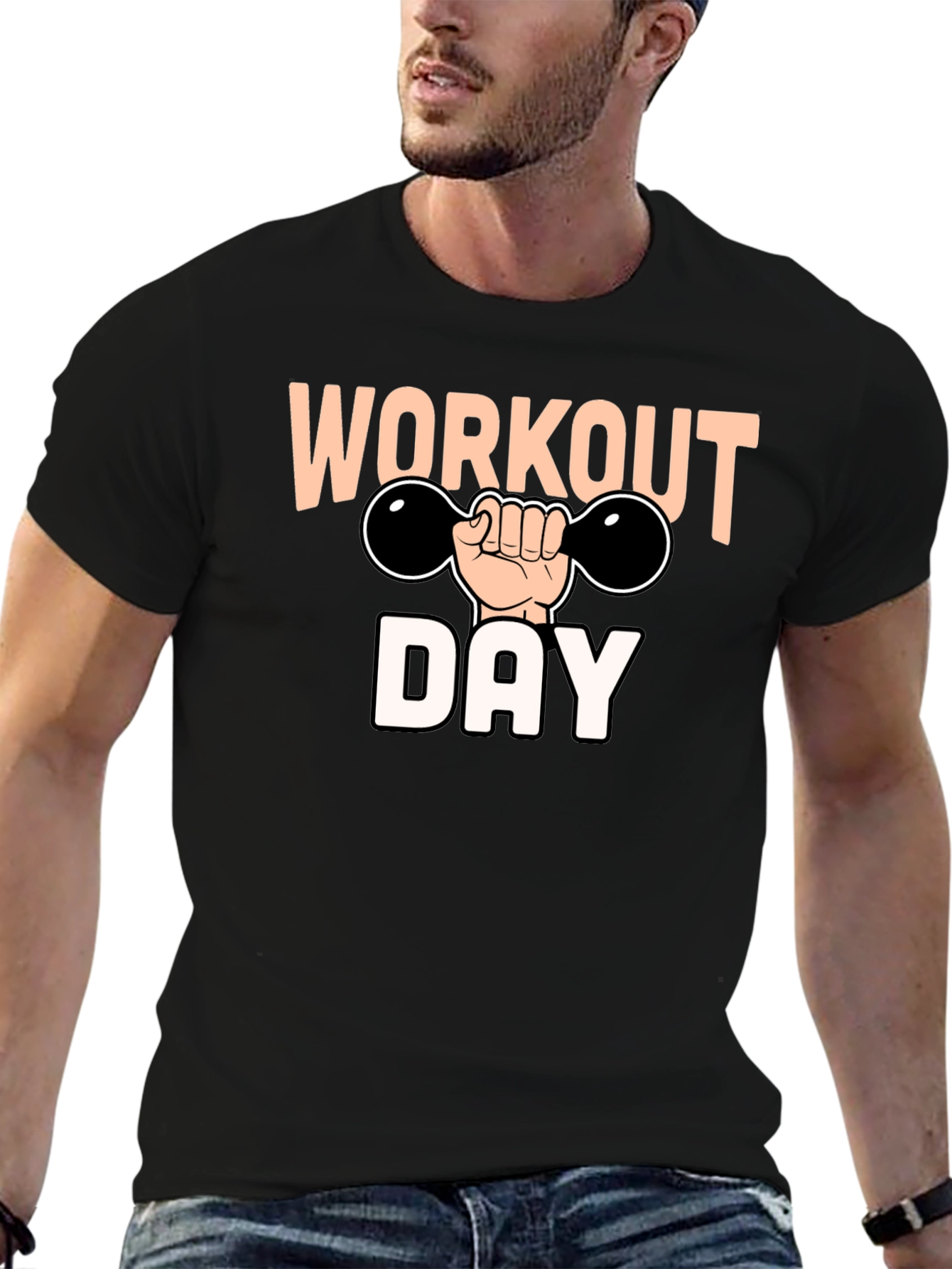 Workout Day Graphic T-Shirt