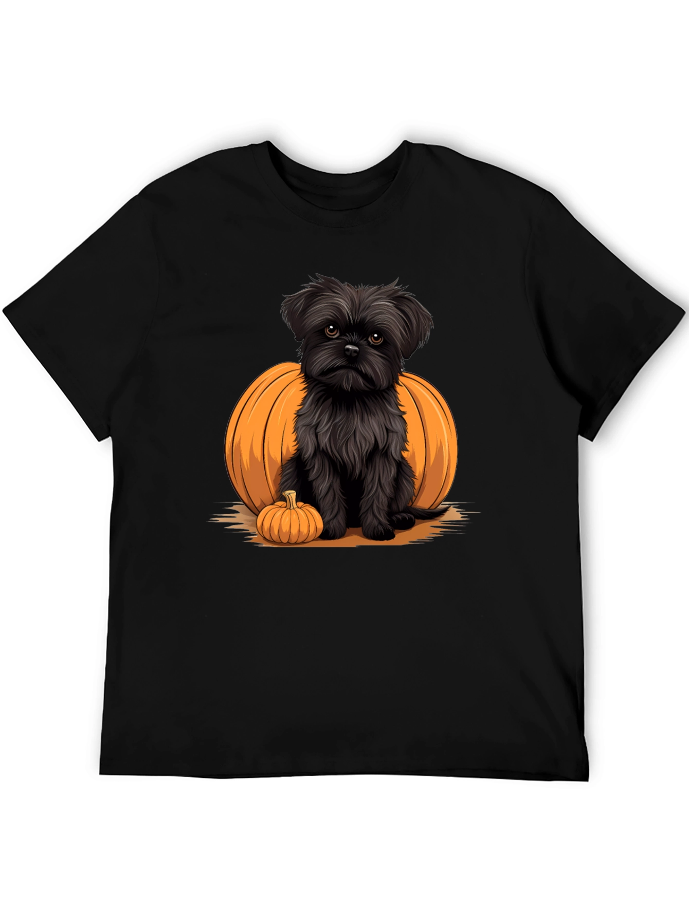 Halloween Dog & Pumpkin Graphic Tee