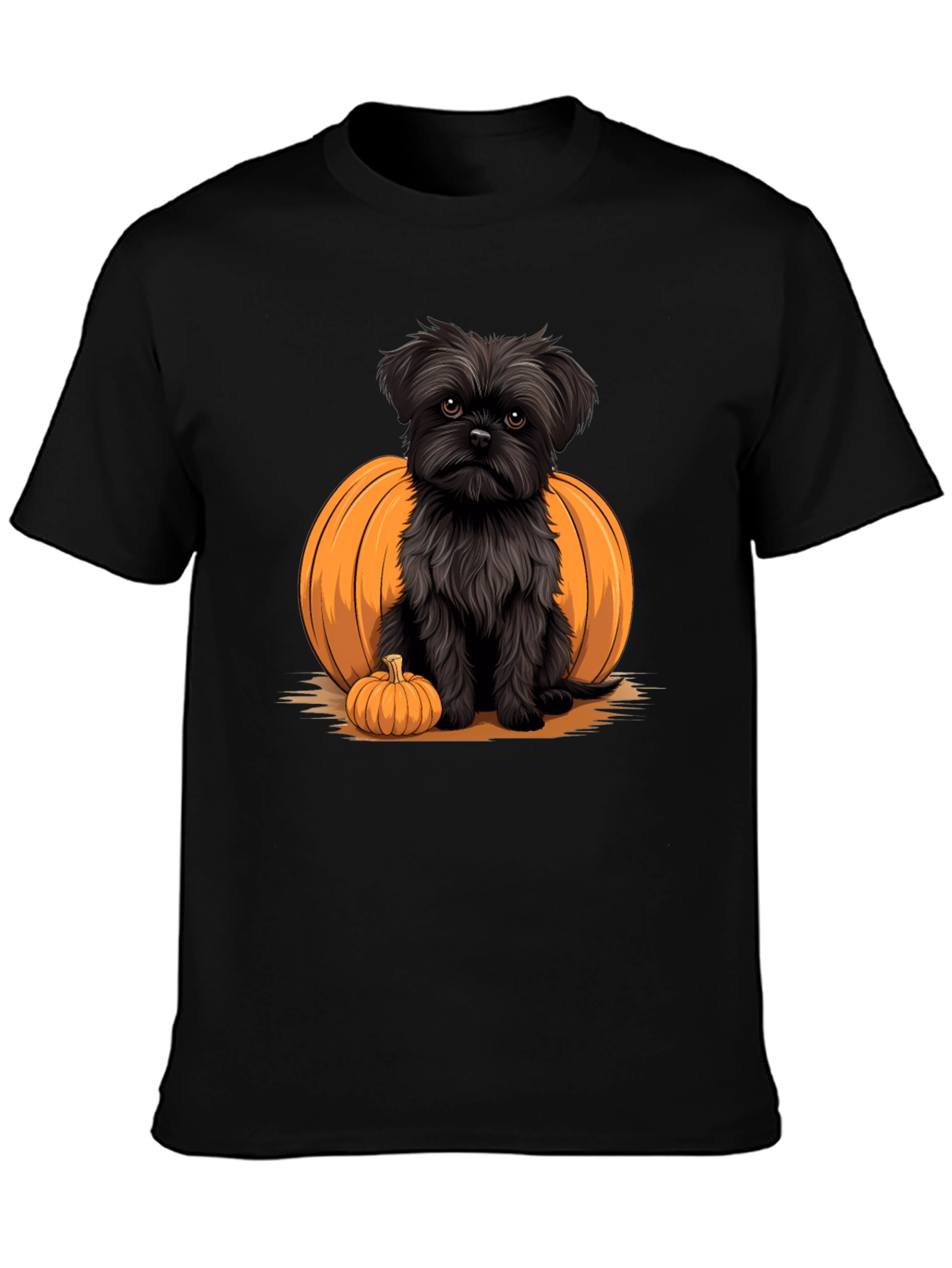 Halloween Dog & Pumpkin Graphic Tee