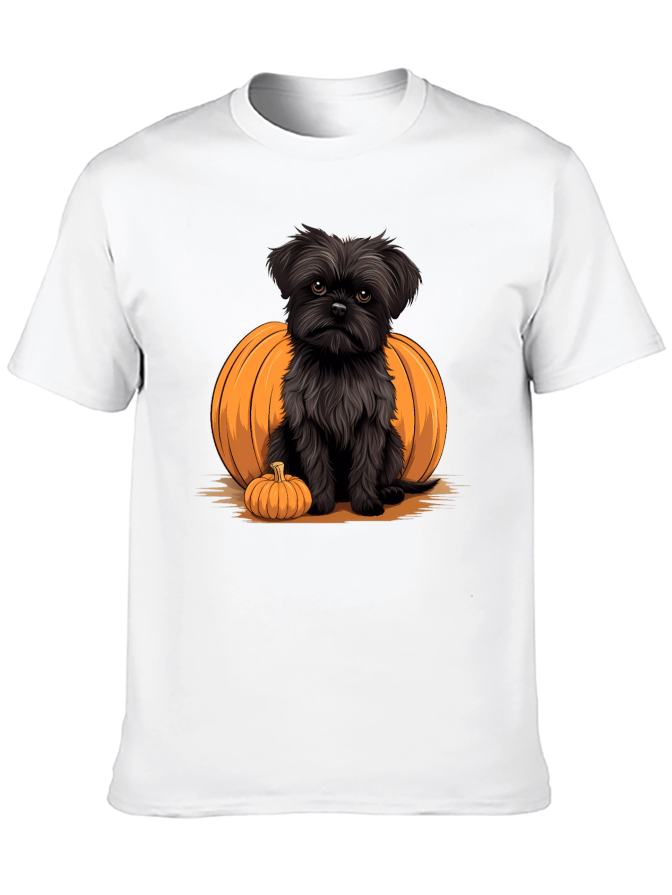 Halloween Dog & Pumpkin Graphic Tee