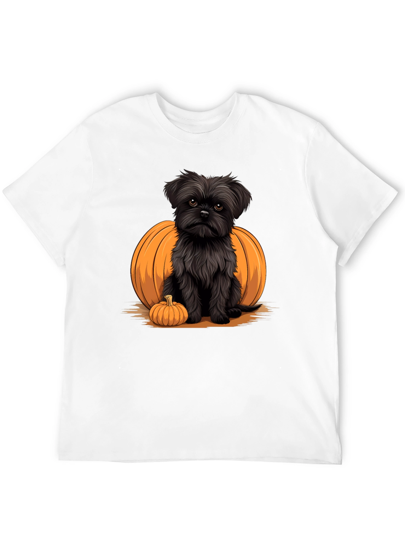 Halloween Dog & Pumpkin Graphic Tee
